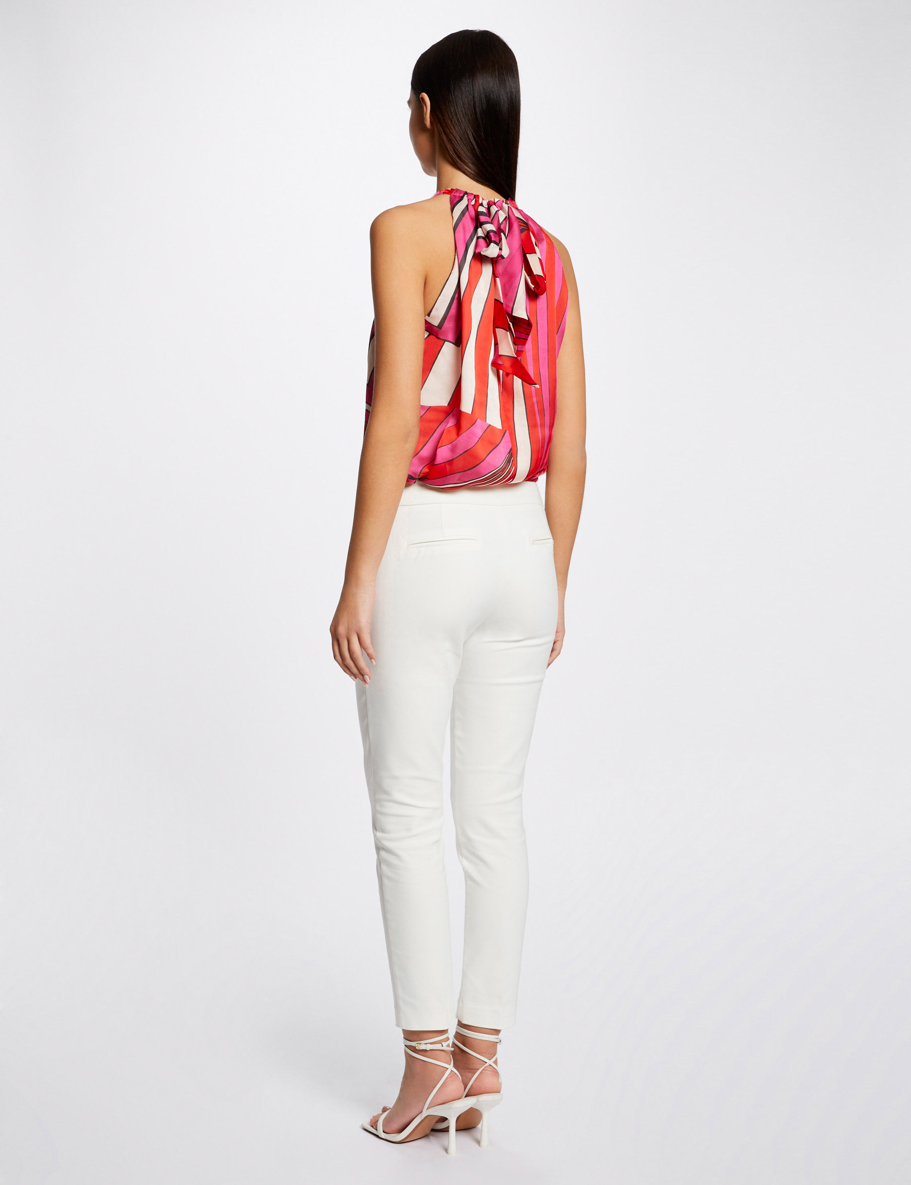 Blouse sans manches imprimé géométrique multico femme Blouse sans manches imprimé géométrique multico femme