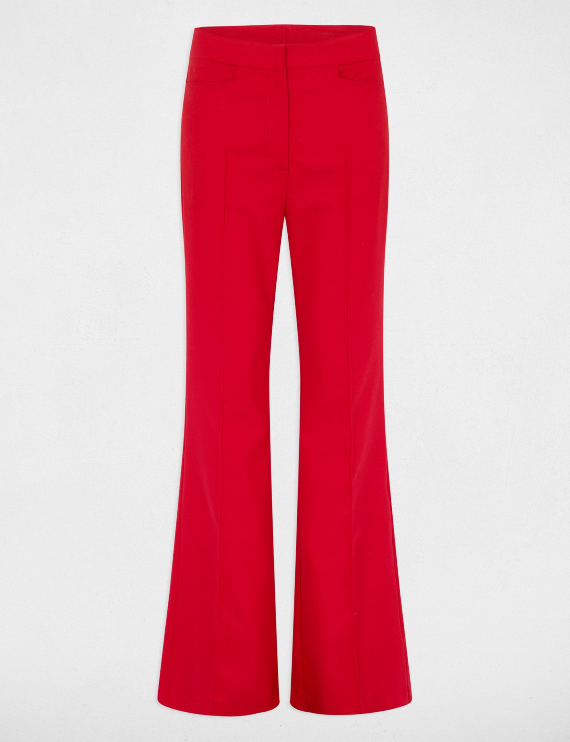pantalon bootcut rouge femme Pantalon bootcut rouge femme