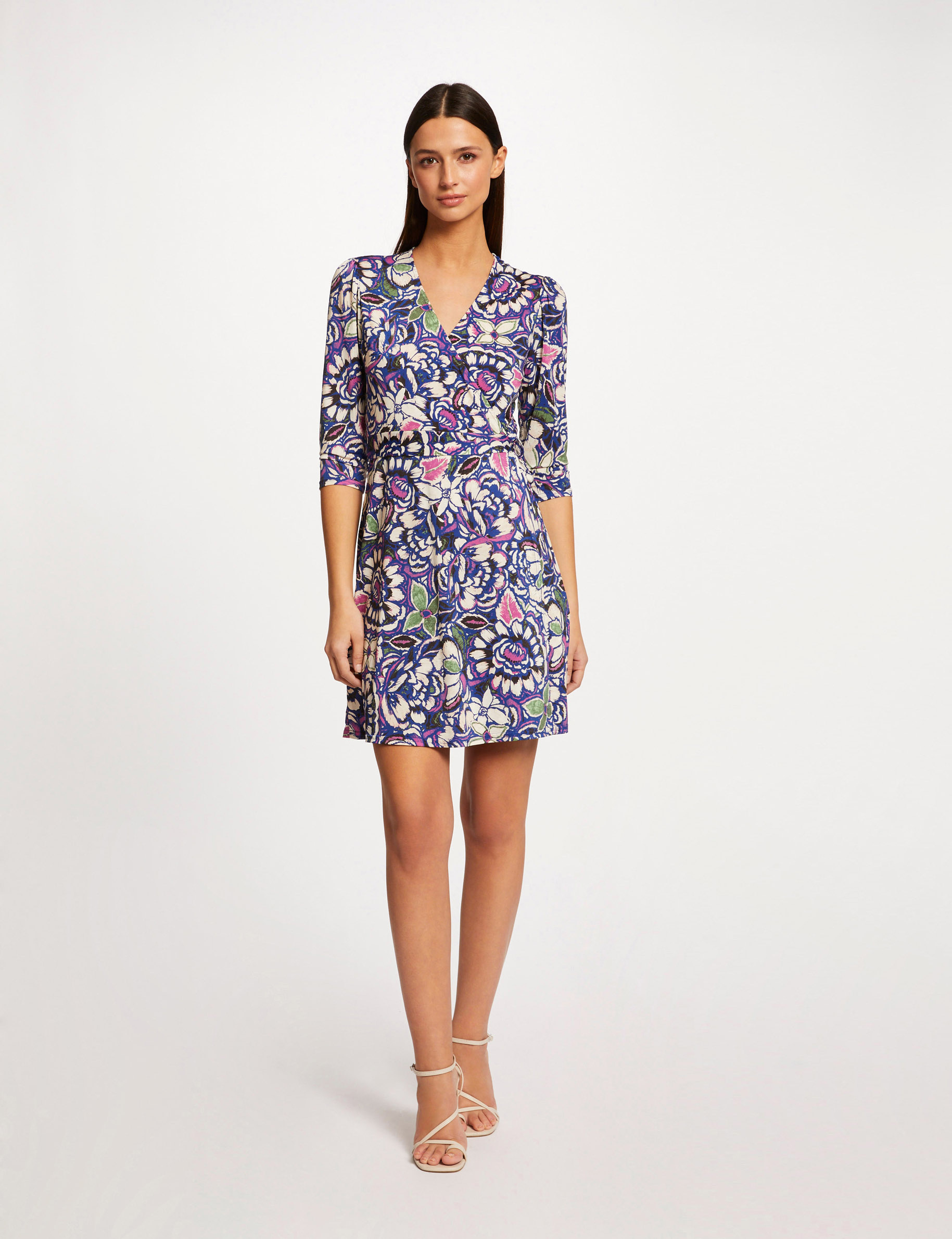 Robe De Golf J.Lindeberg Femme - Blanche Imprimé Jasmin - Modèle GWSD06755 - Taille S Neuve