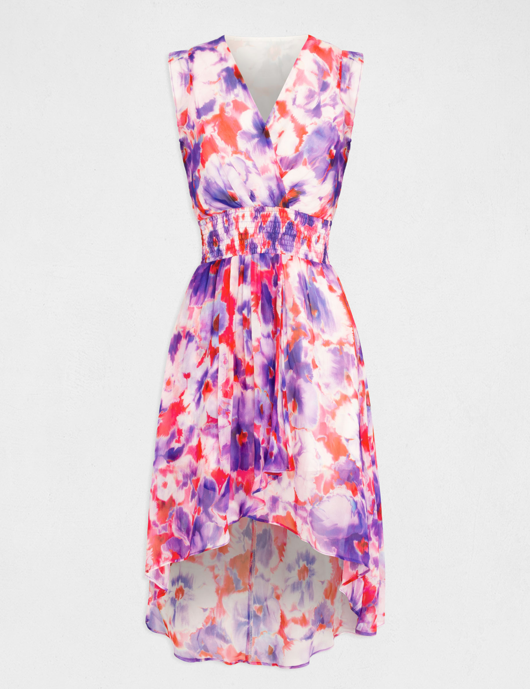 robe droite sans manches imprime floral multico femme Robe droite sans manches imprimé floral multico femme