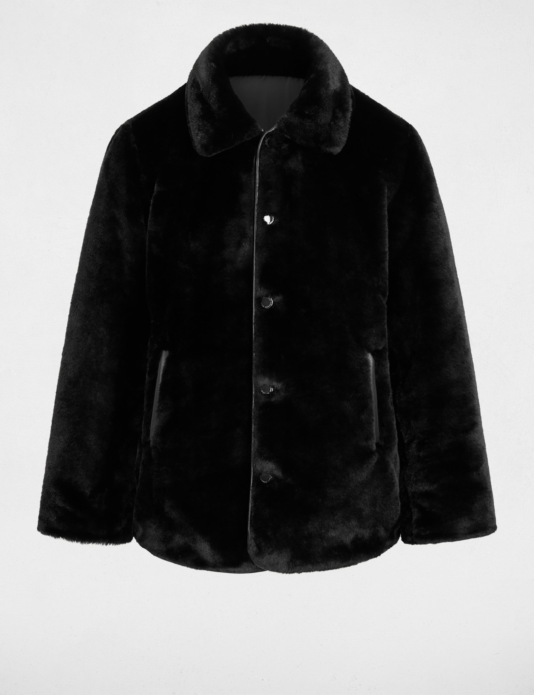 Doudoune r&eacute;versible noir femme