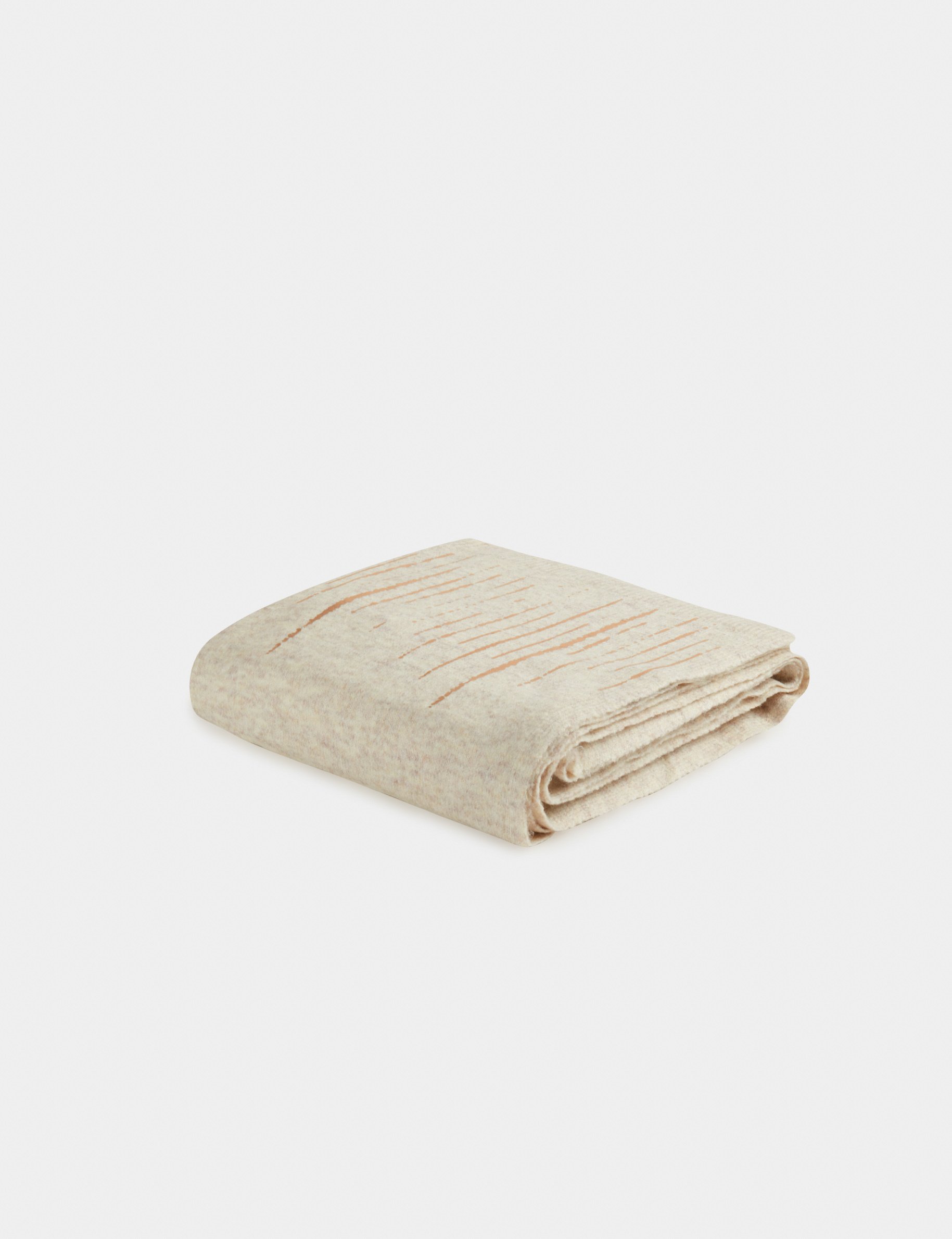 echarpe tricotee beige femme Écharpe tricotée beige femme