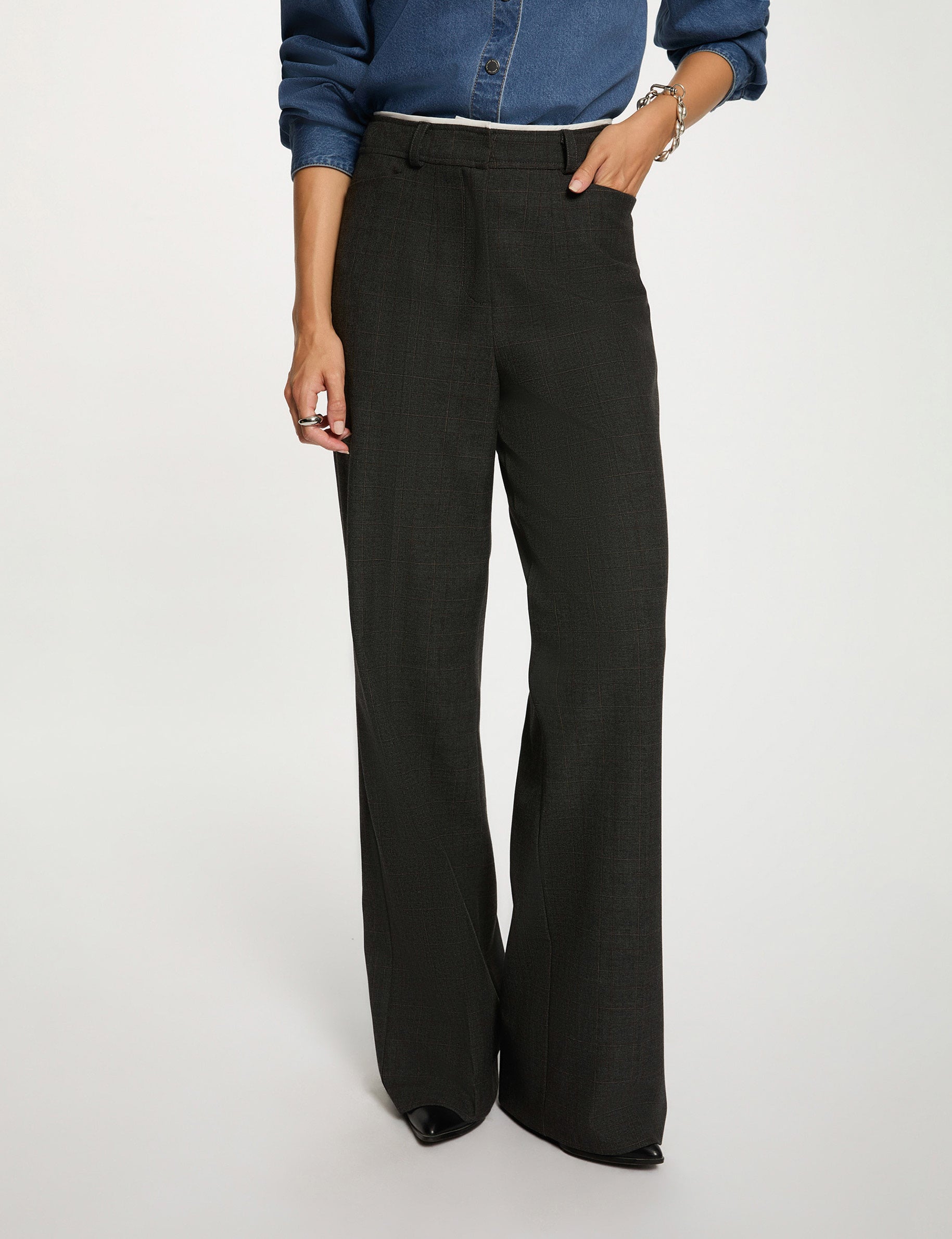 Pantalon Femme Homewear Bonprix Noir Taille élastiquée avec Cordon T 38