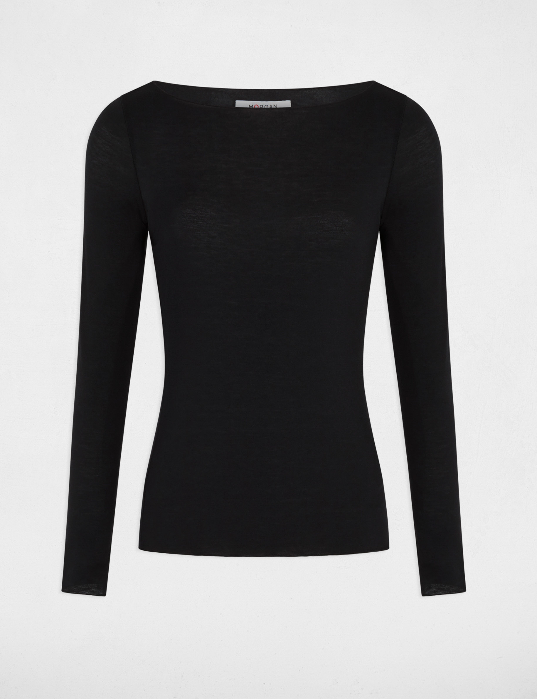 T-shirt manches longues noir femme