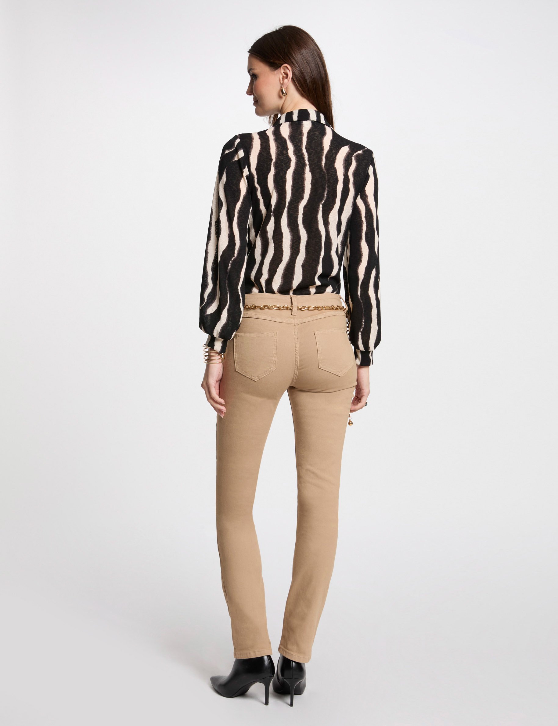 pantalon droit camel femme Pantalon droit camel femme