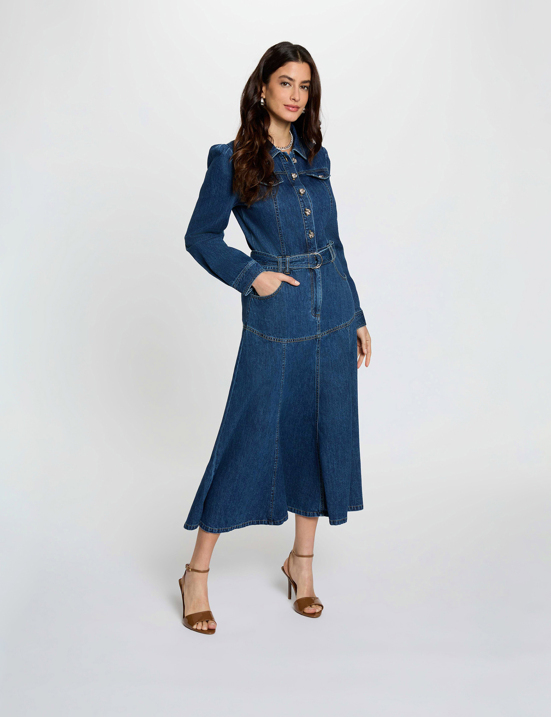 Robe Longue Multicolore Pour Femme - Taille L, Style Maxi, Jamais Portée
