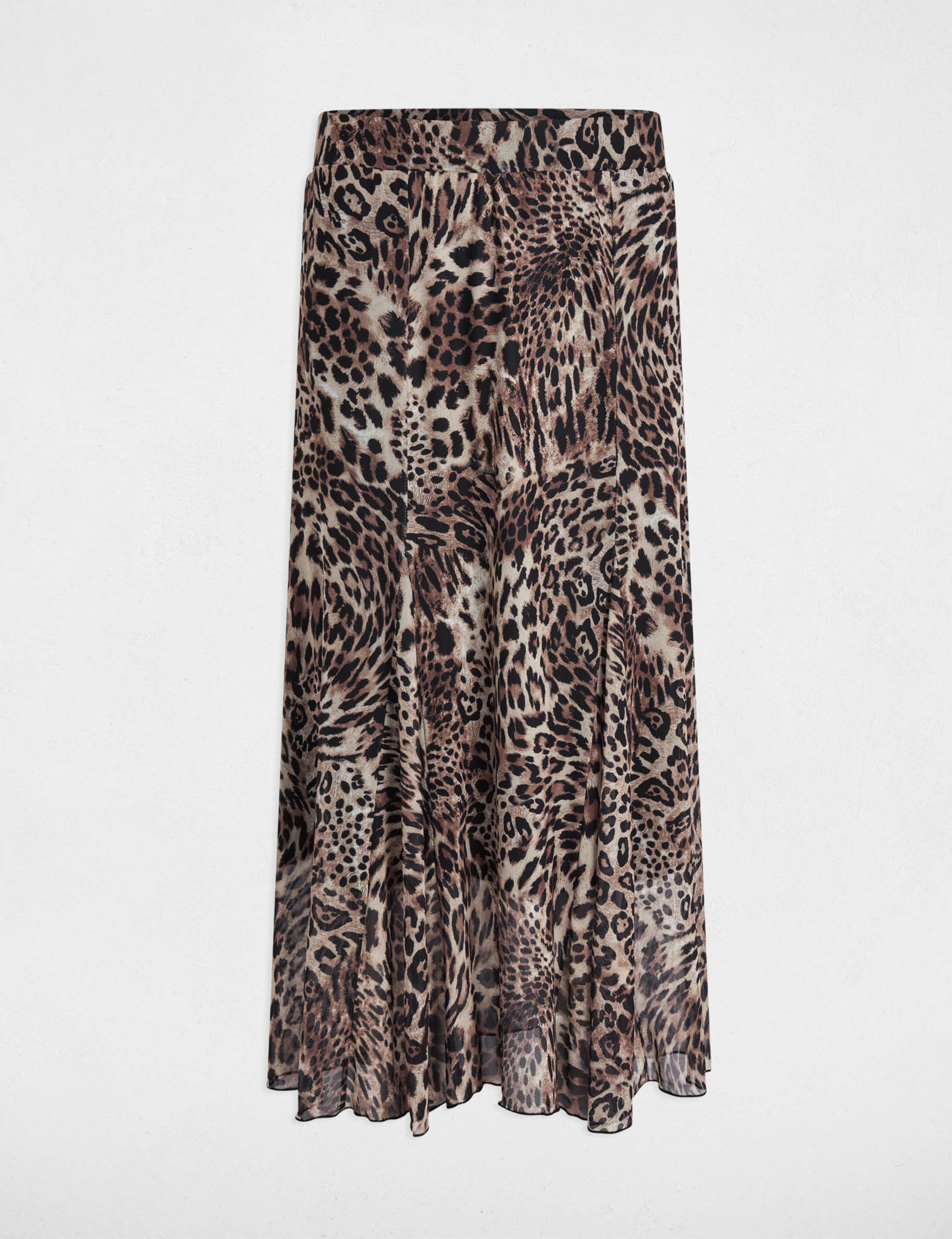 jupe longue imprimee multicolore femme Jupe longue imprimée multicolore femme