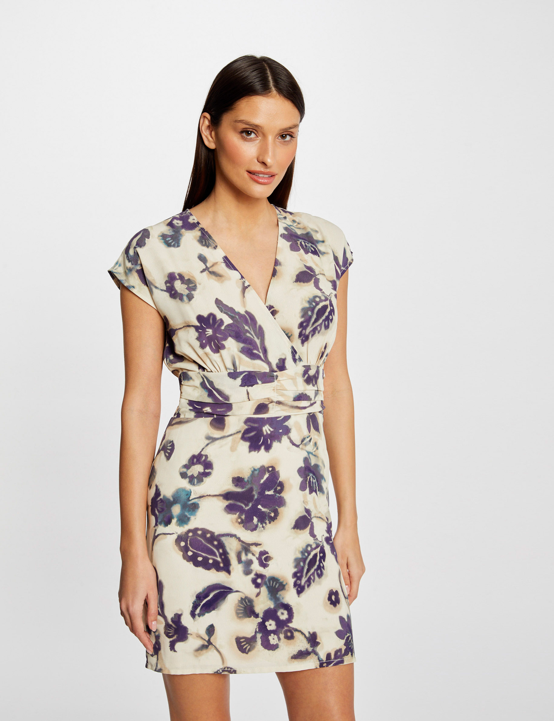 Robe ajustée imprimé floral multico femme Robe ajustée imprimé floral multico femme