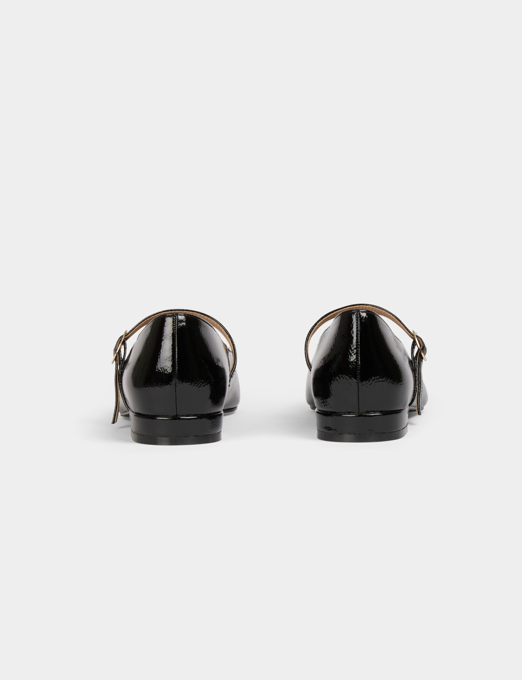 ballerines plates vernies noir femme Ballerines plates vernies noir femme