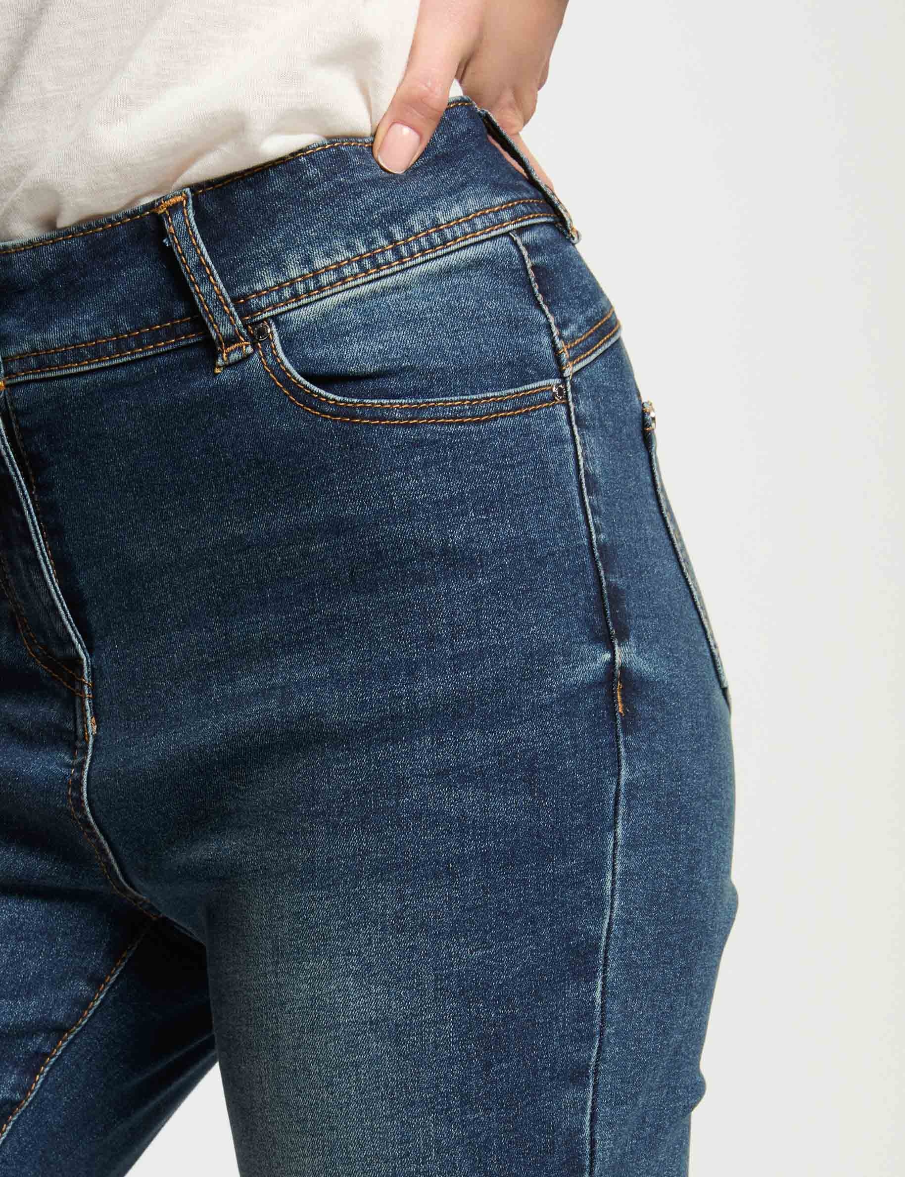 jeans slim 78eme denim stone femme Jeans slim 7/8ème denim stone femme
