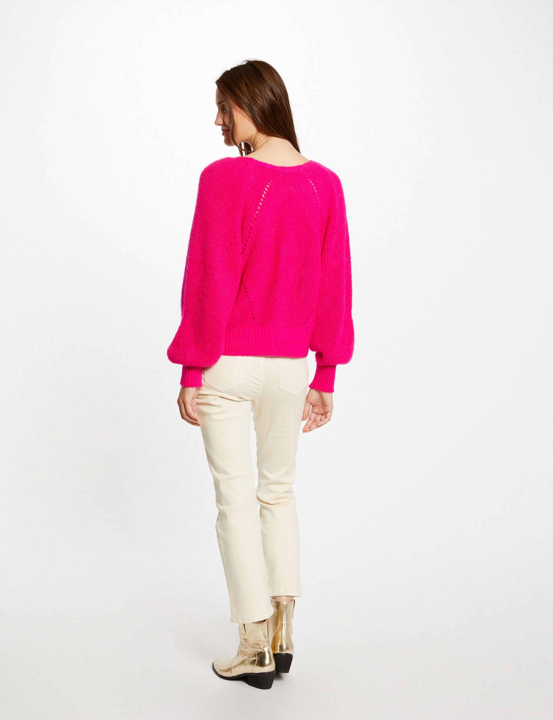 Gilet rose femme sale zara