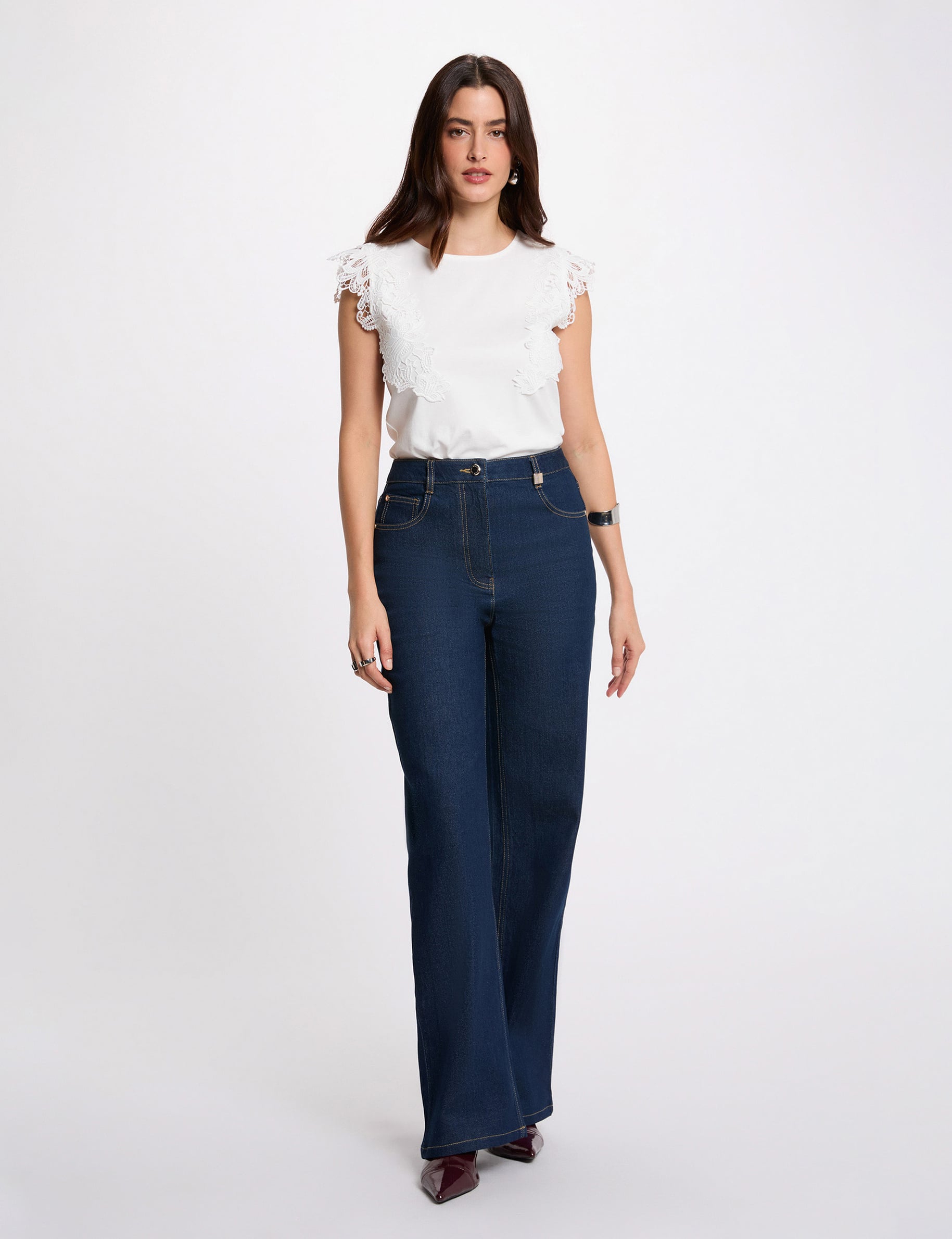 Hauts à manches courtes pour femme | M&S FR - Marks & Spencer