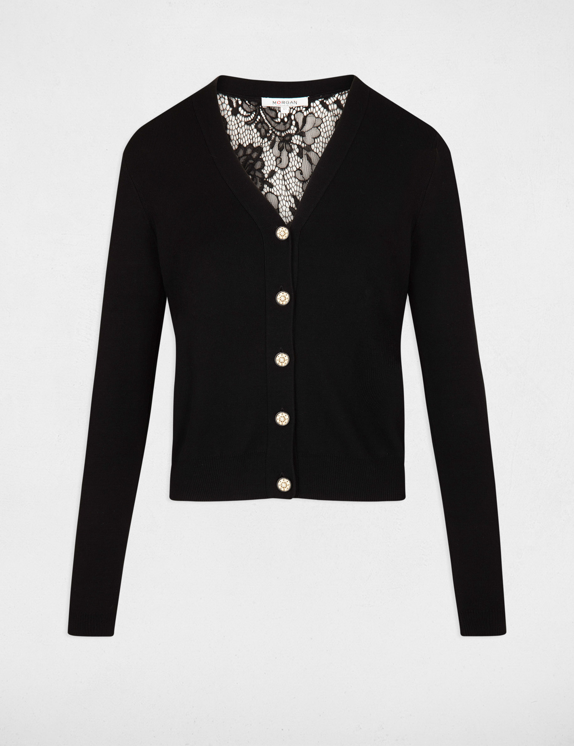 Gilet Cardigan Marinière Milia Bleu Marine Femme - Morgan