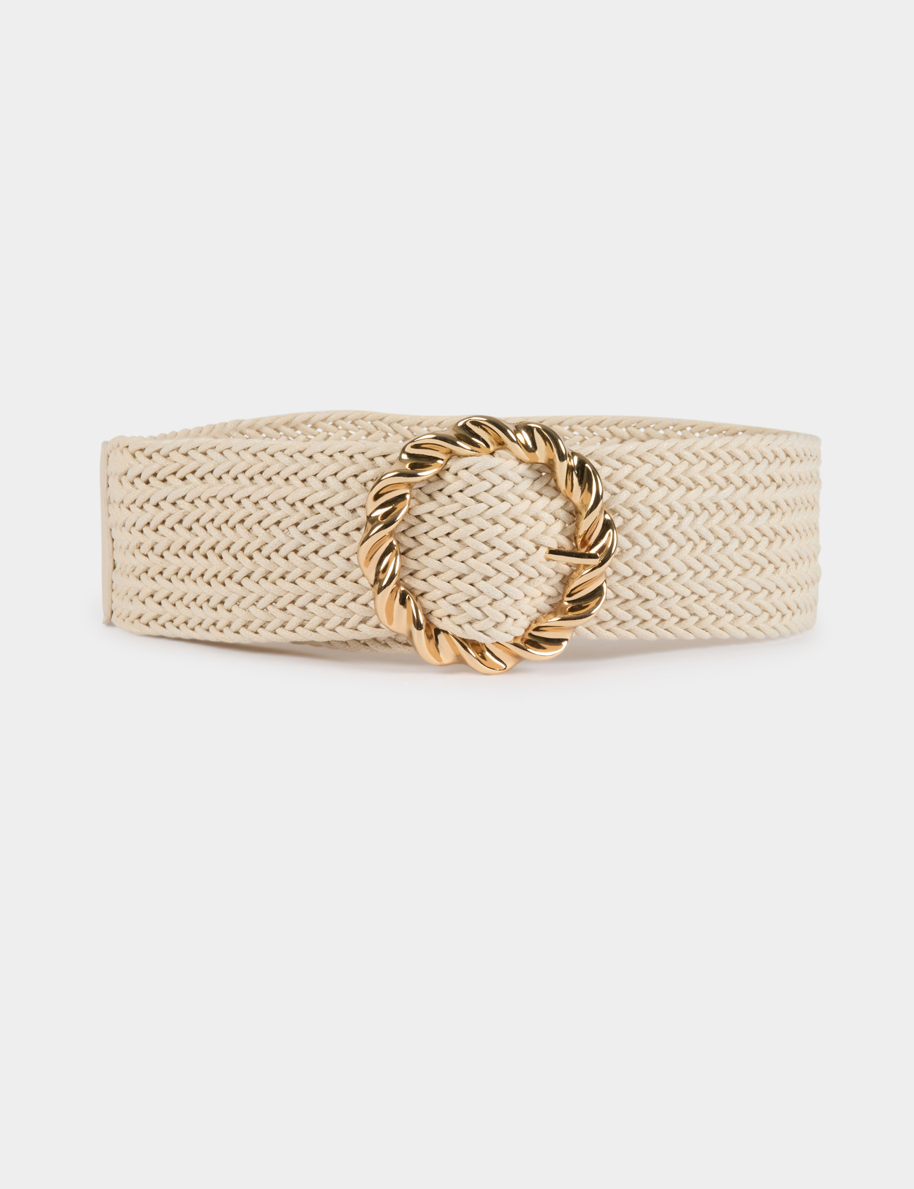 ceinture tressee ivoire femme Ceinture tressée ivoire femme