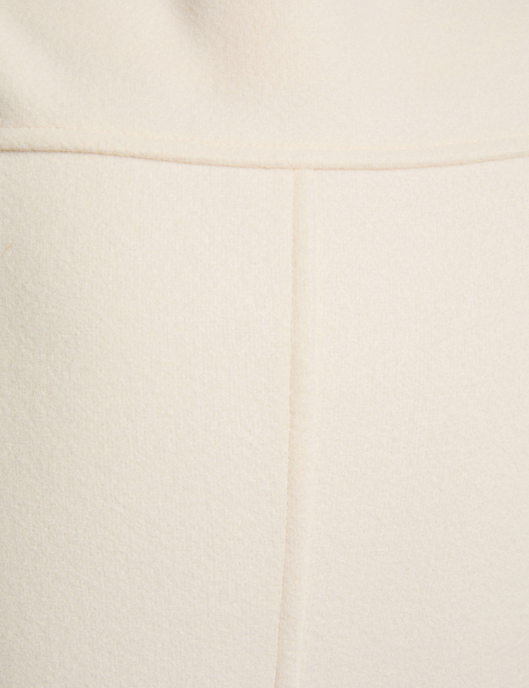 Veste courte &agrave; boutons ivoire femme