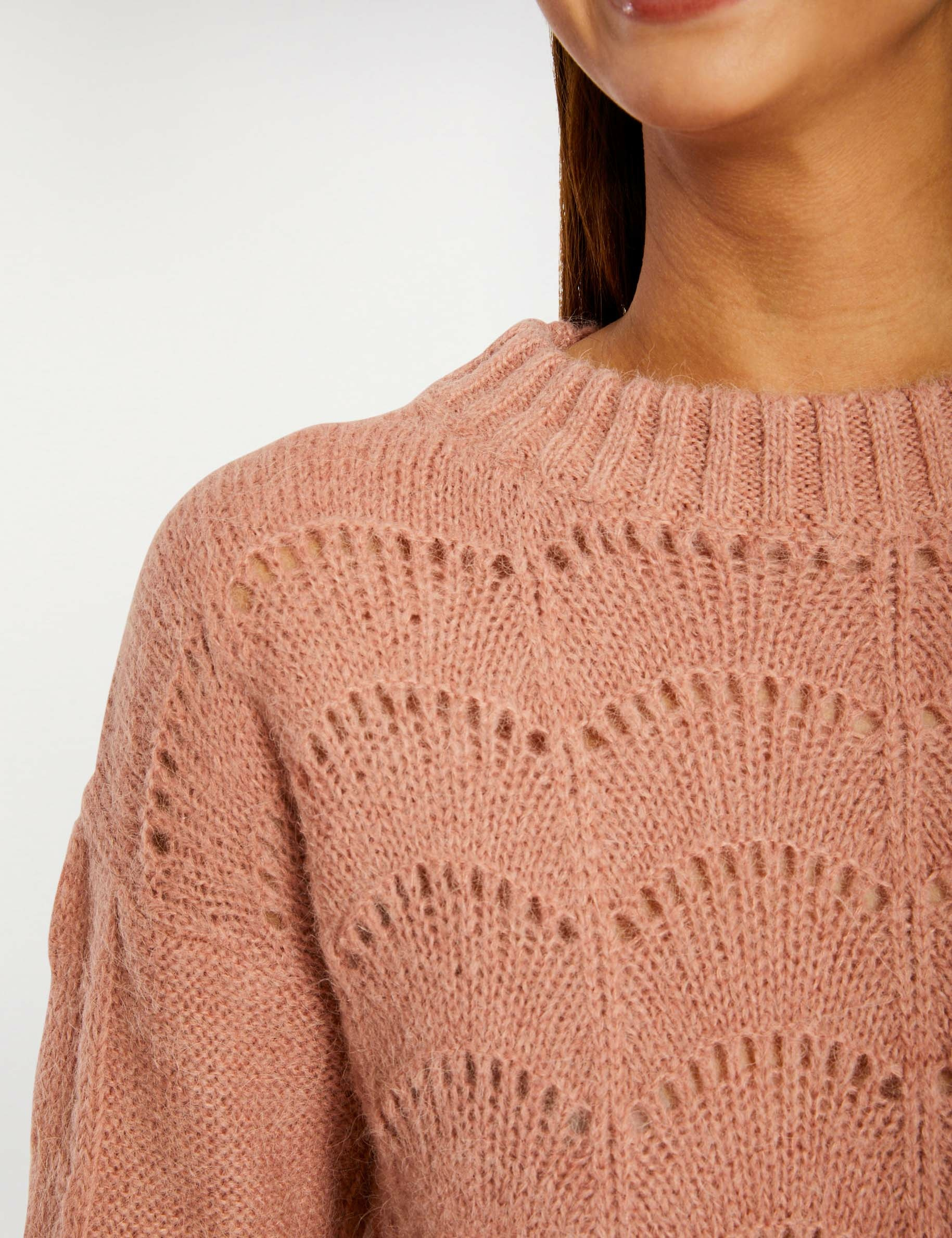 Pull vieux clearance rose femme