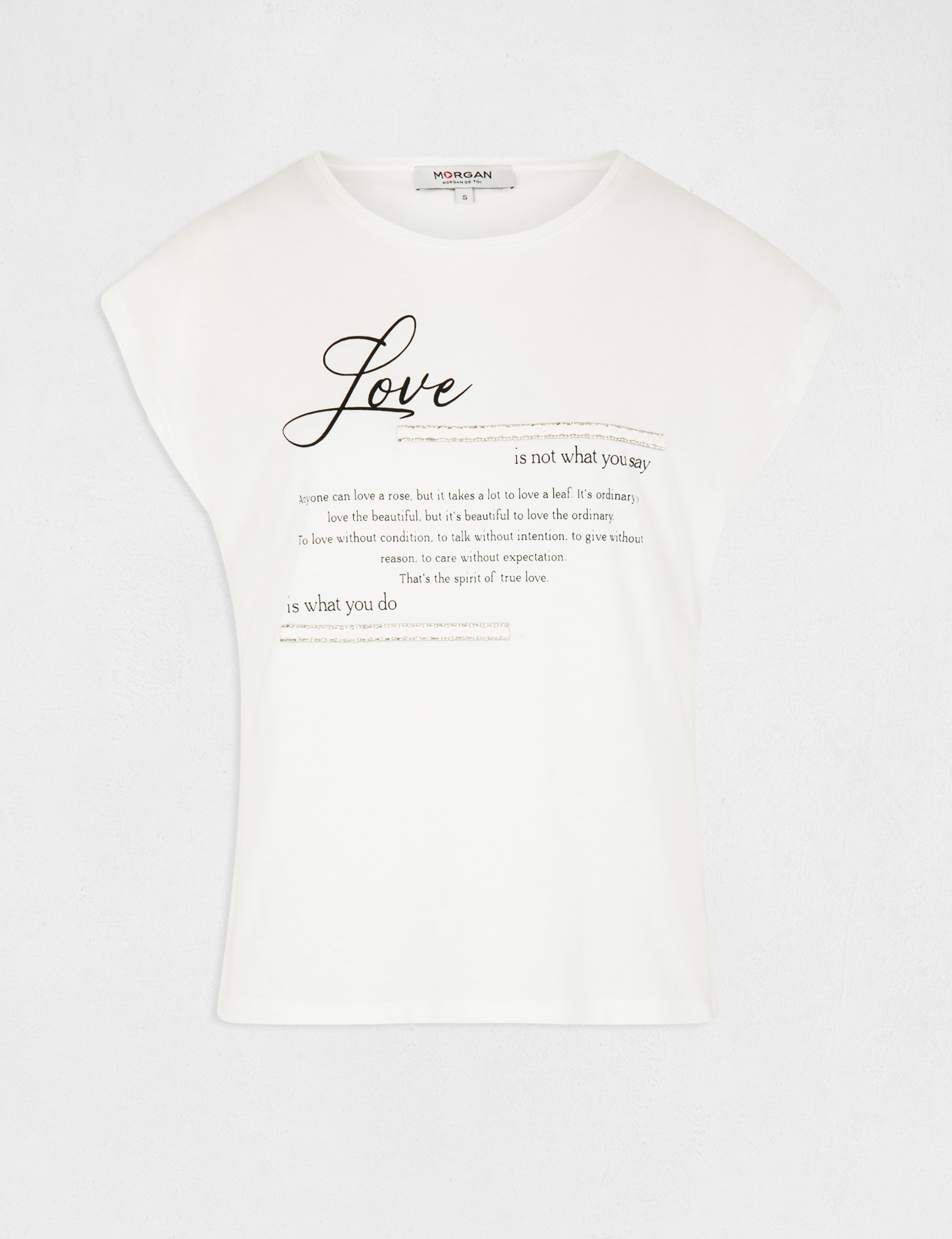 T-shirt manches courtes ecru femme T-shirt manches courtes ecru femme