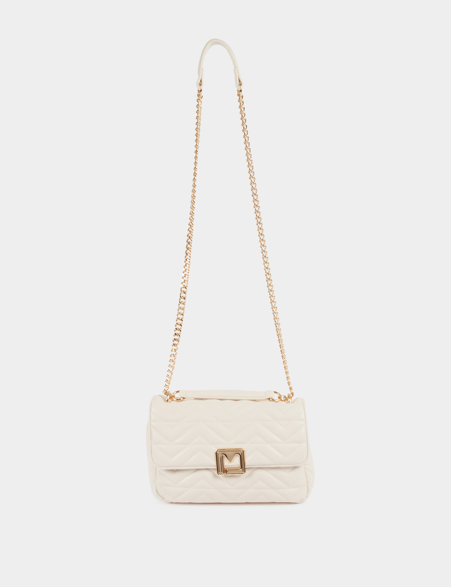 sac matelasse boucle m ivoire femme Sac matelassé boucle M ivoire femme