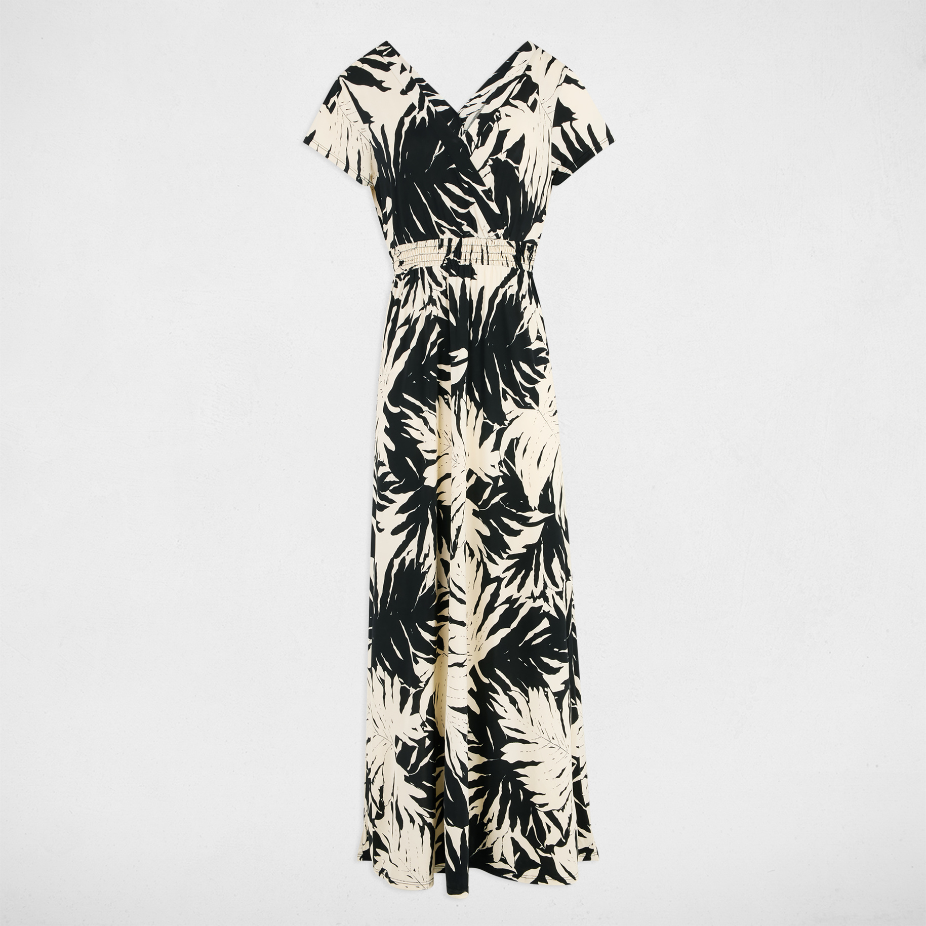 robe longue droite imprimee multicolore femme Robe longue droite imprimée multicolore femme