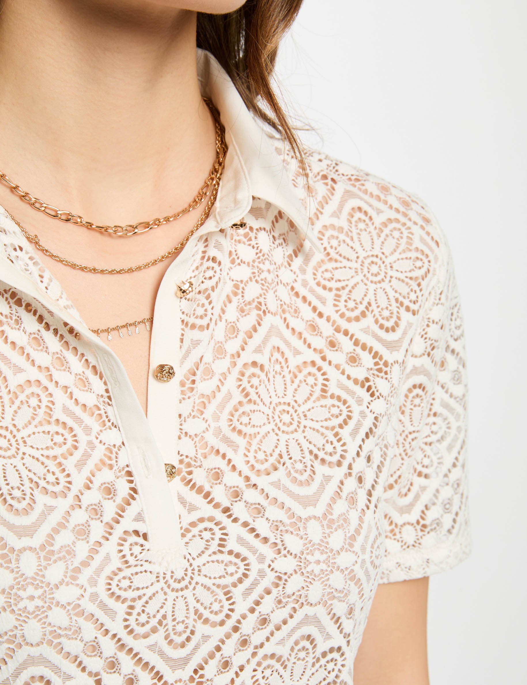 polo manches courtes blanc femme Polo manches courtes blanc femme