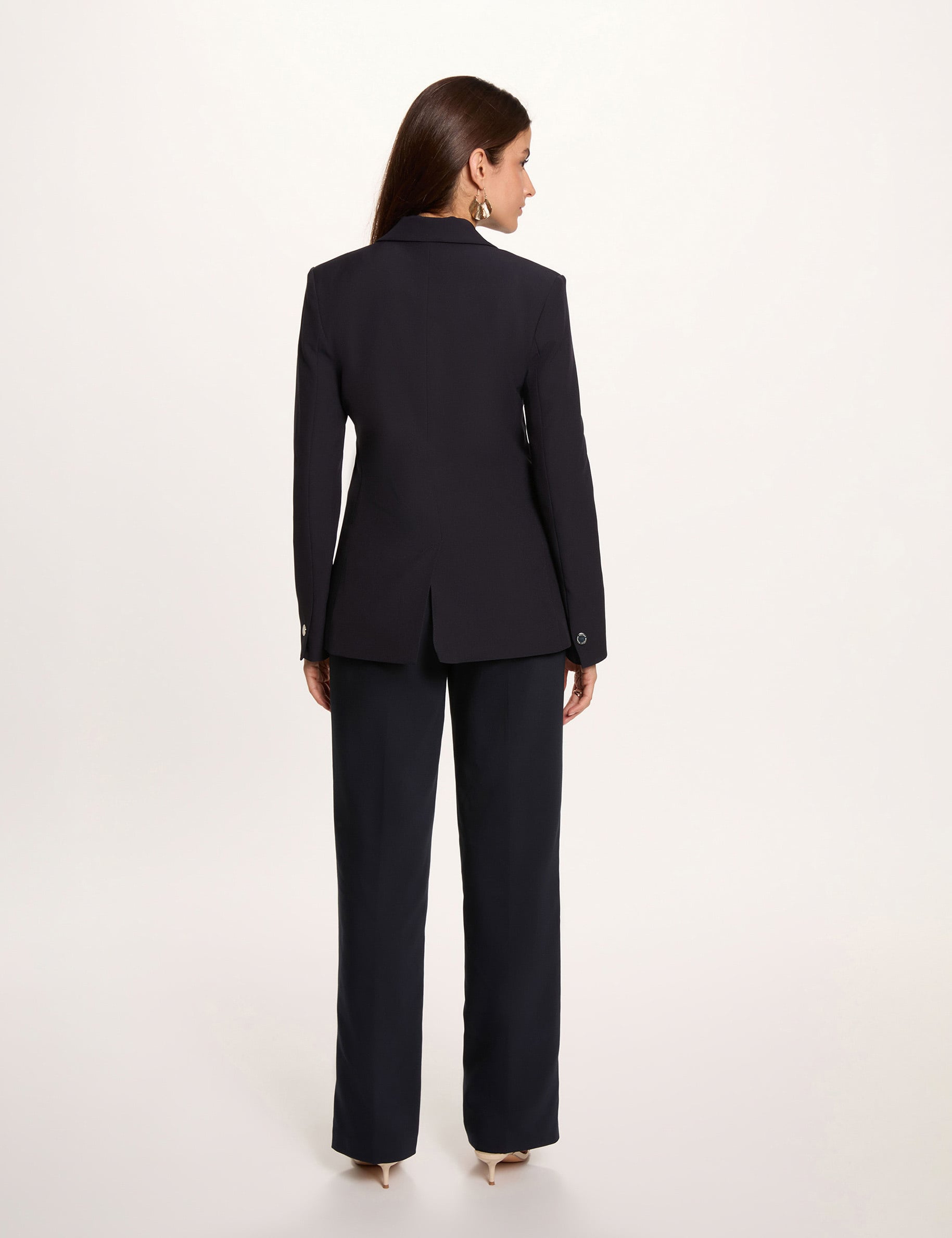 Veste blazer bleu marine femme