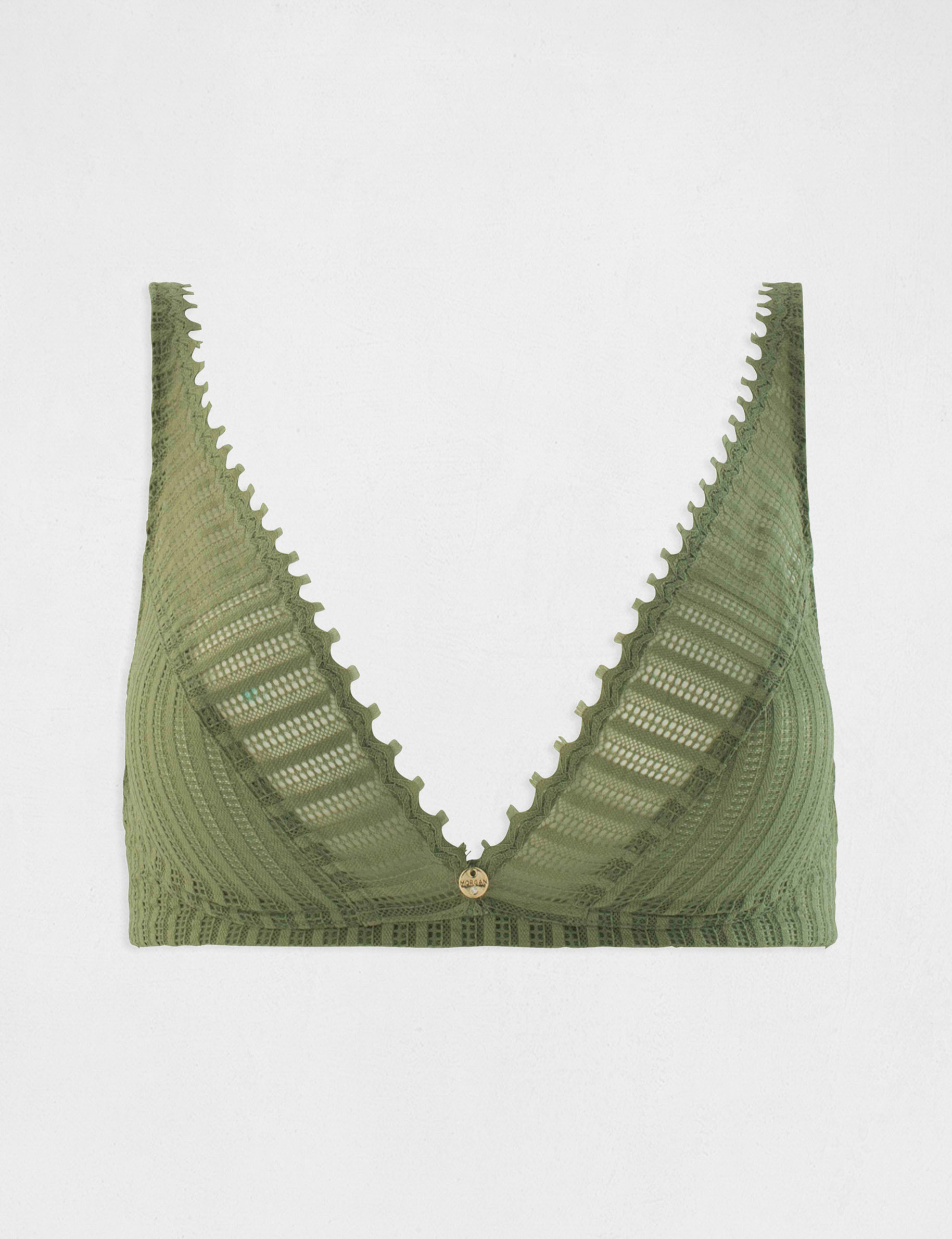 soutien gorge souple vert kaki femme Soutien-gorge souple vert kaki femme
