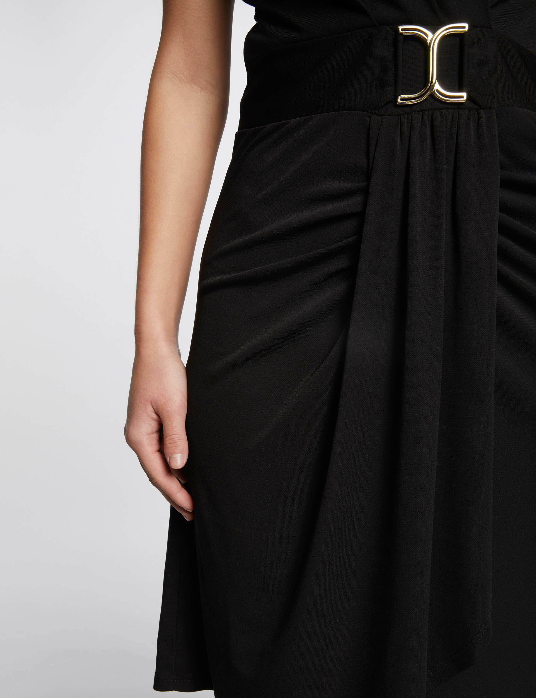 robe courte portefeuille noir femme Robe courte portefeuille noir femme