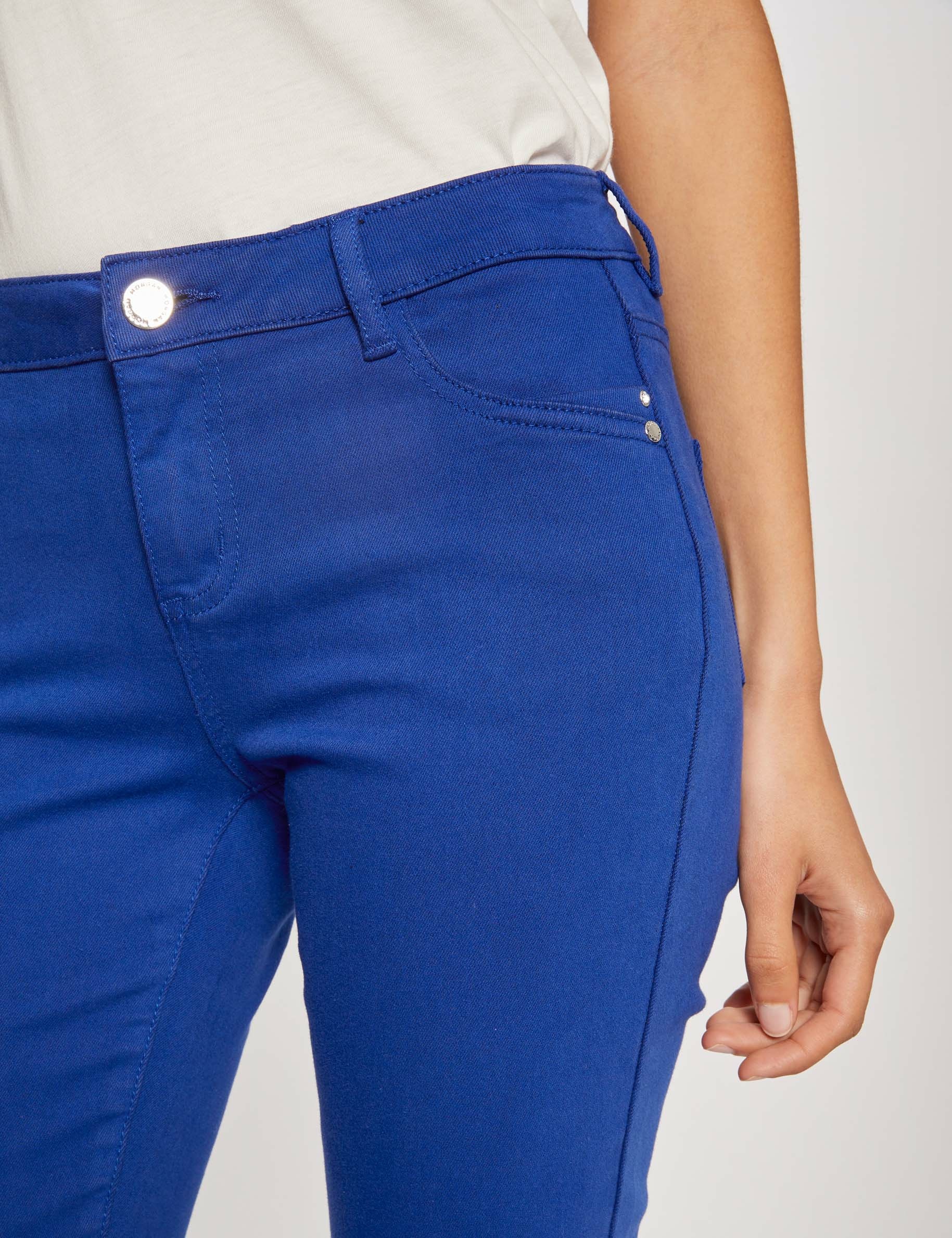 pantalon skinny taille basse bleu electrique femme Pantalon skinny taille basse bleu electrique femme