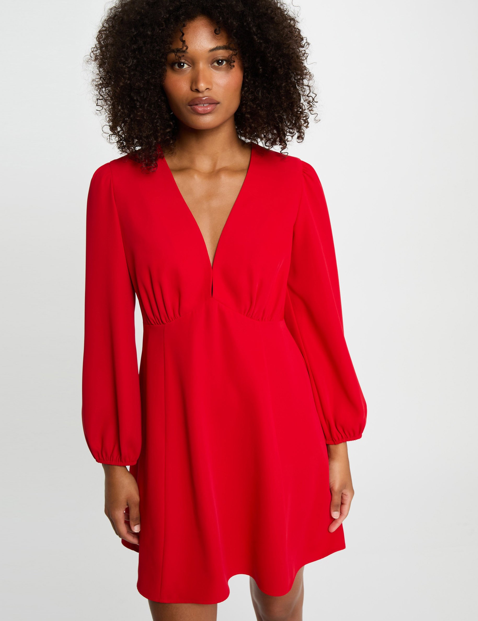 robe courte trapeze rouge femme Robe courte trapèze rouge femme