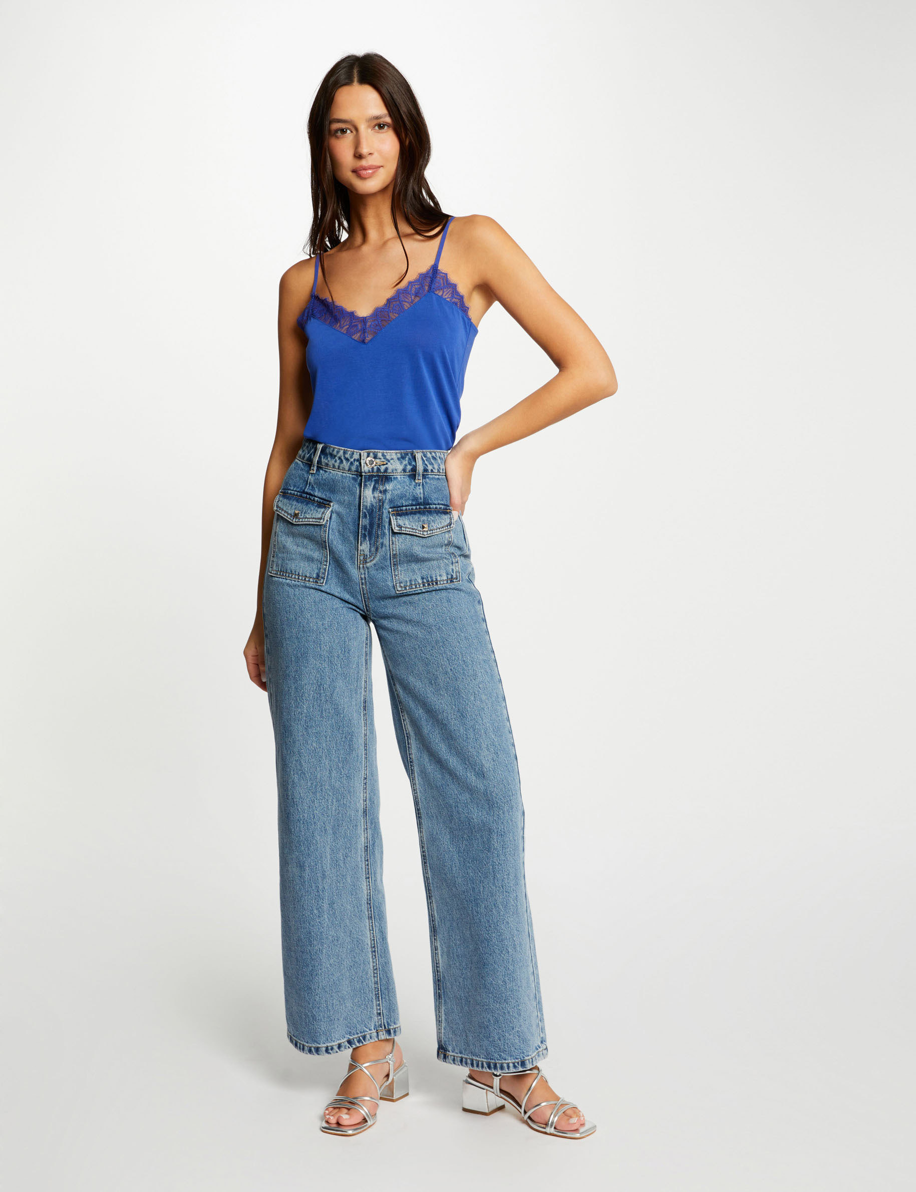 Débardeur Morgan Taille 42 – Couleur Cognac, Neuf Sans étiquette, Coupe Classique Pour Femme