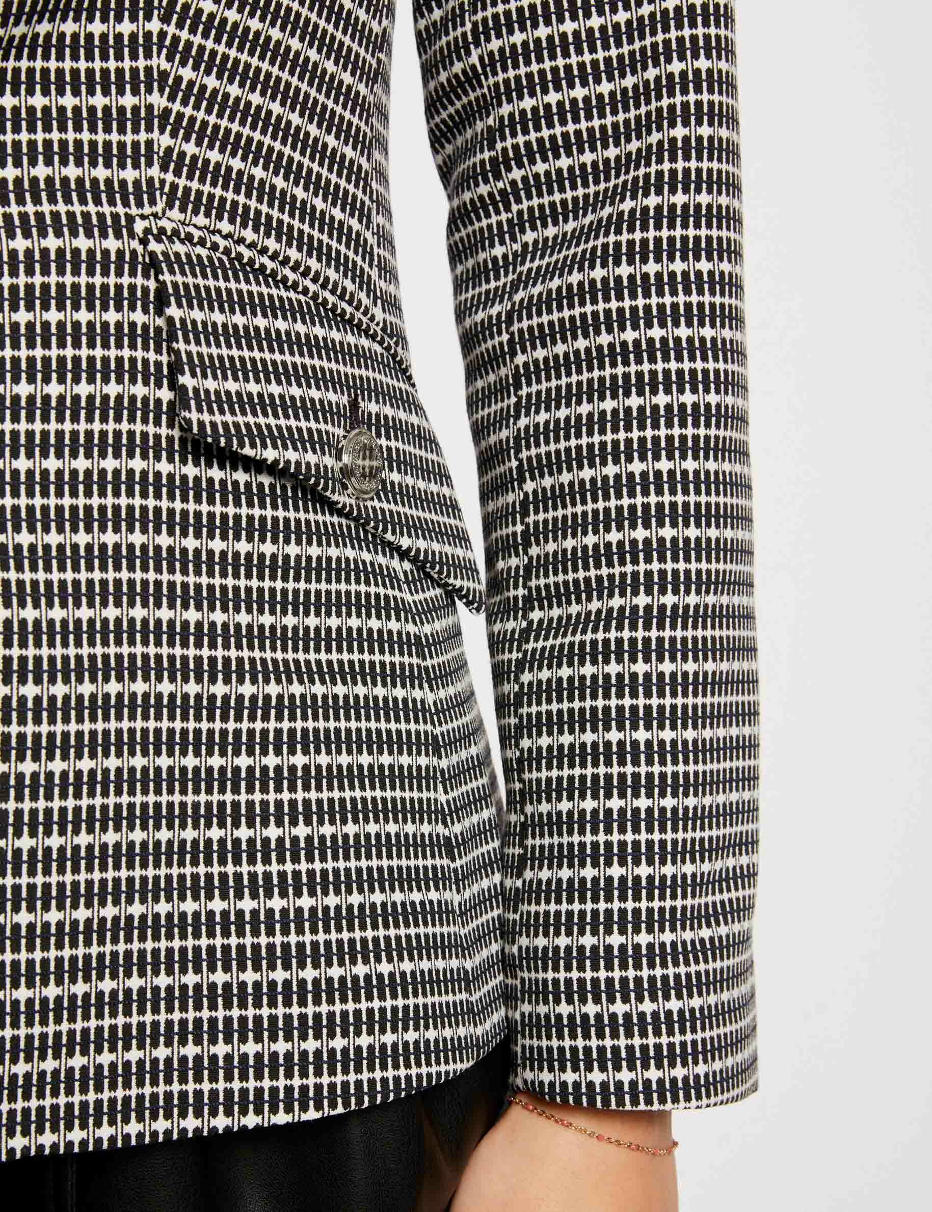 Blazer imprimé géométrique multico femme
