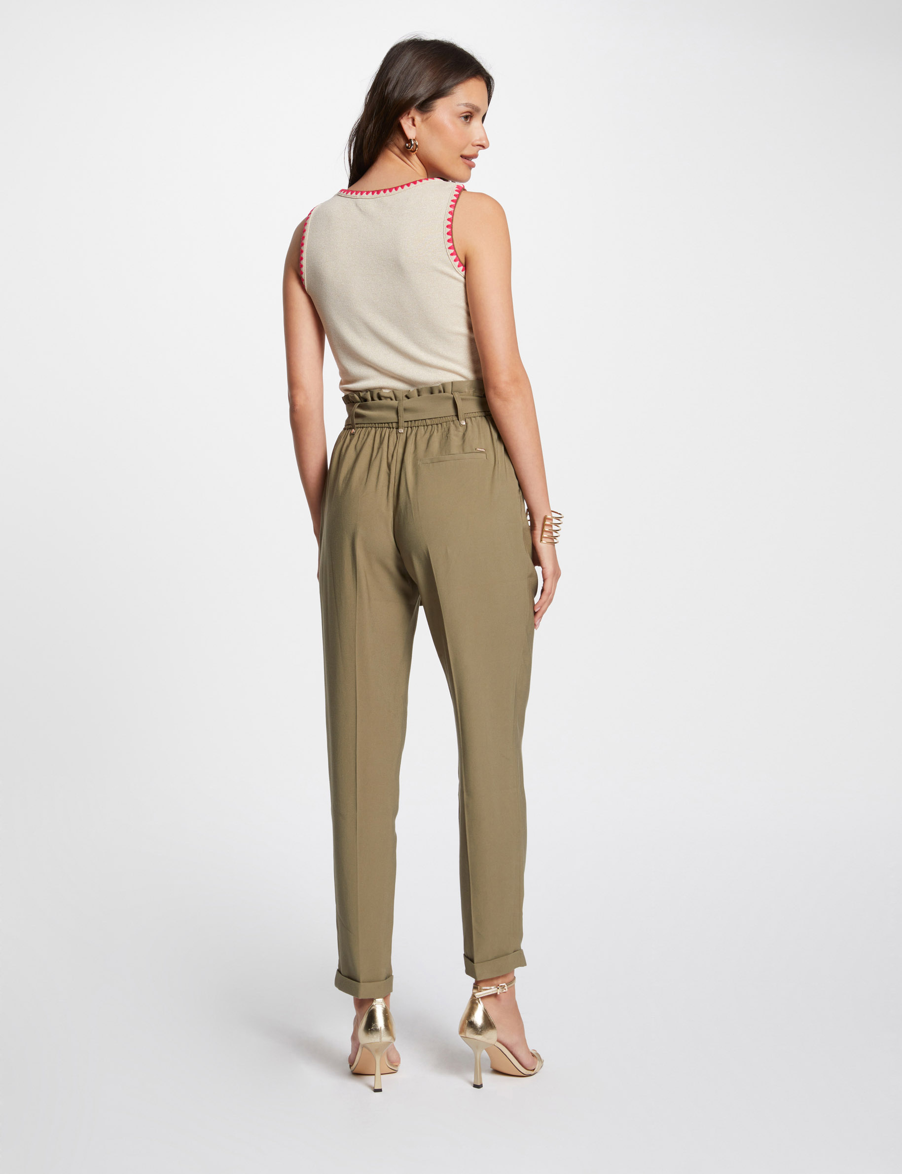 debardeur sans manches beige femme Débardeur sans manches beige femme