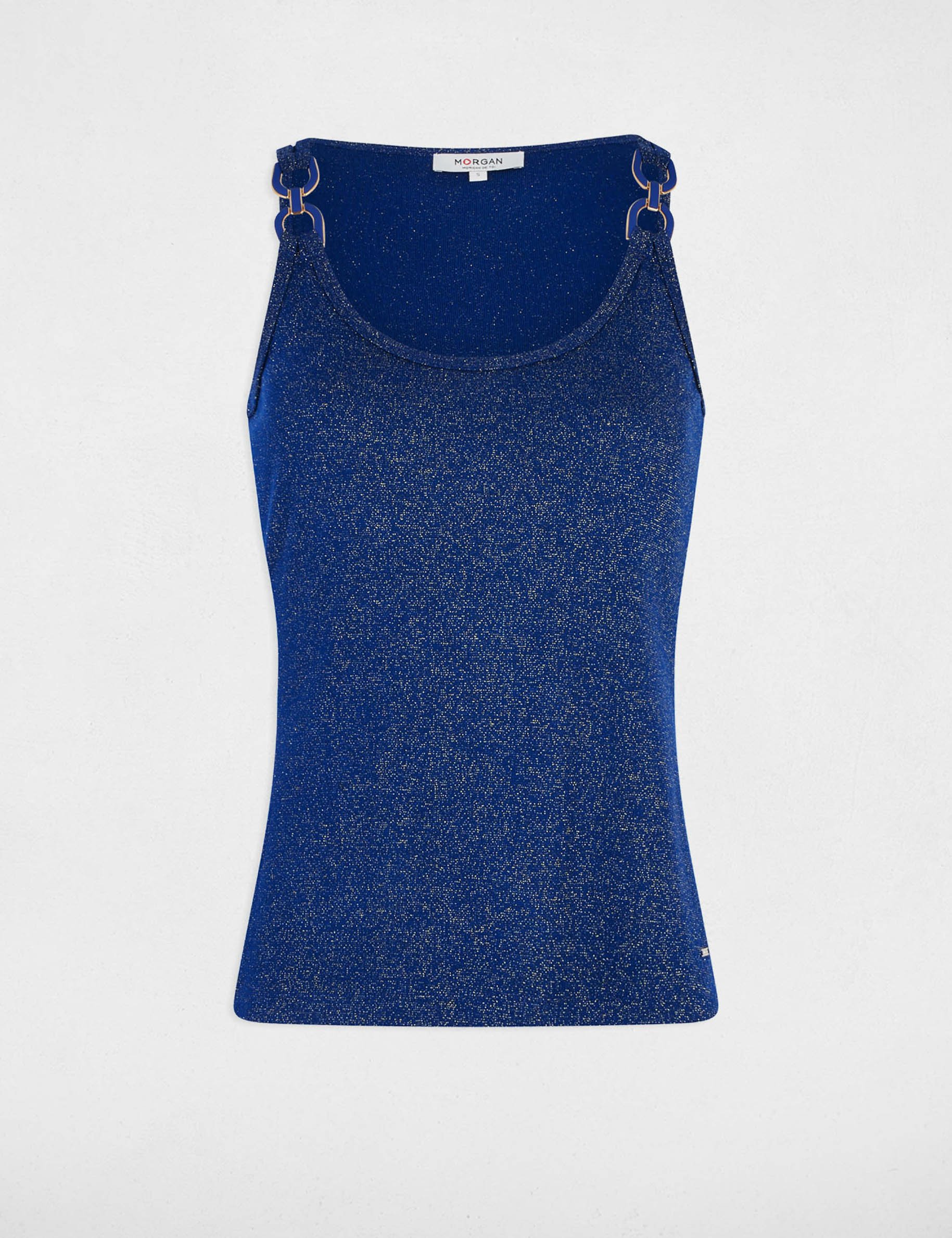 debardeur sans manches bleu electrique femme Débardeur sans manches bleu electrique femme