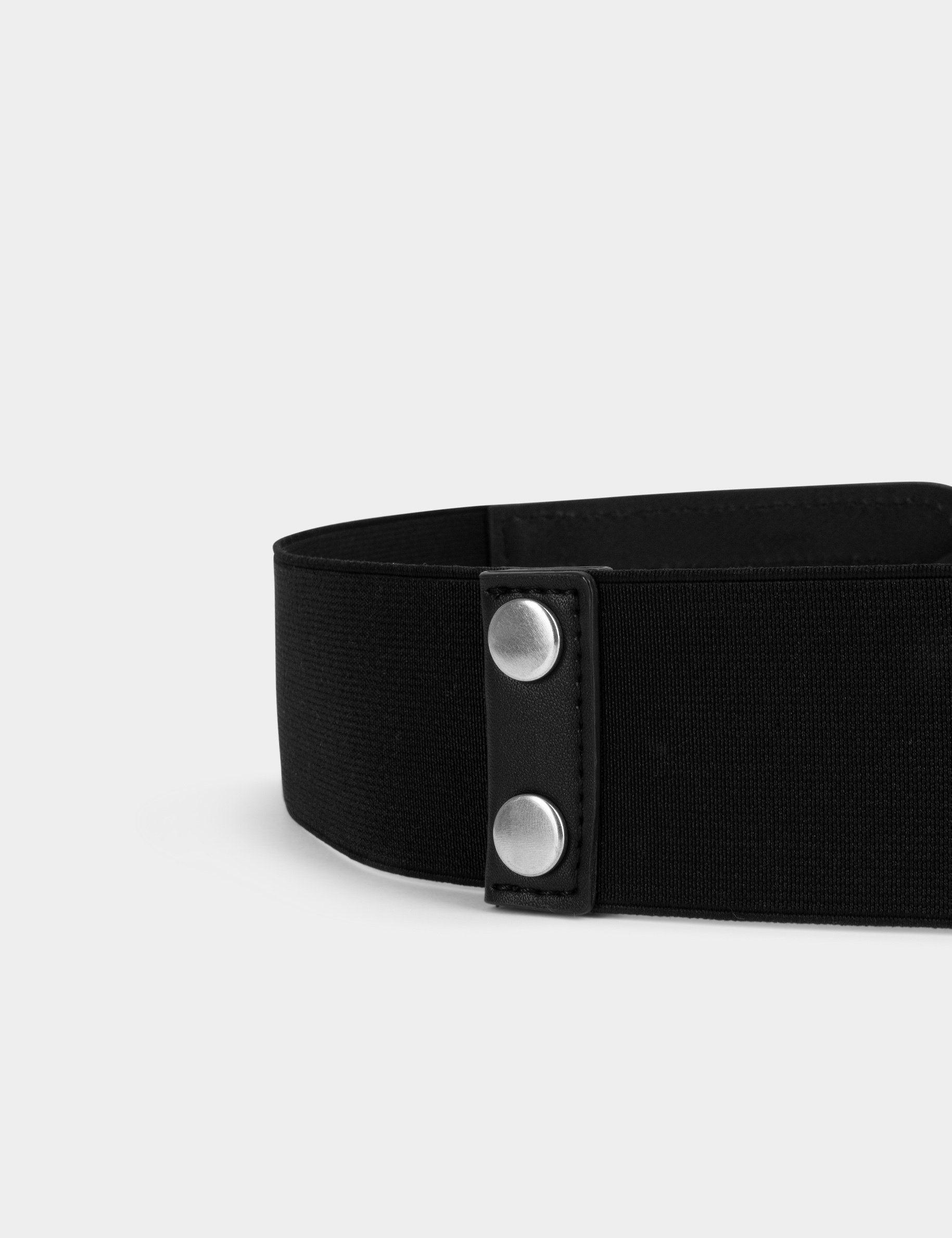 ceinture elastiquee avec strass noir femme Ceinture élastiquée avec strass noir femme