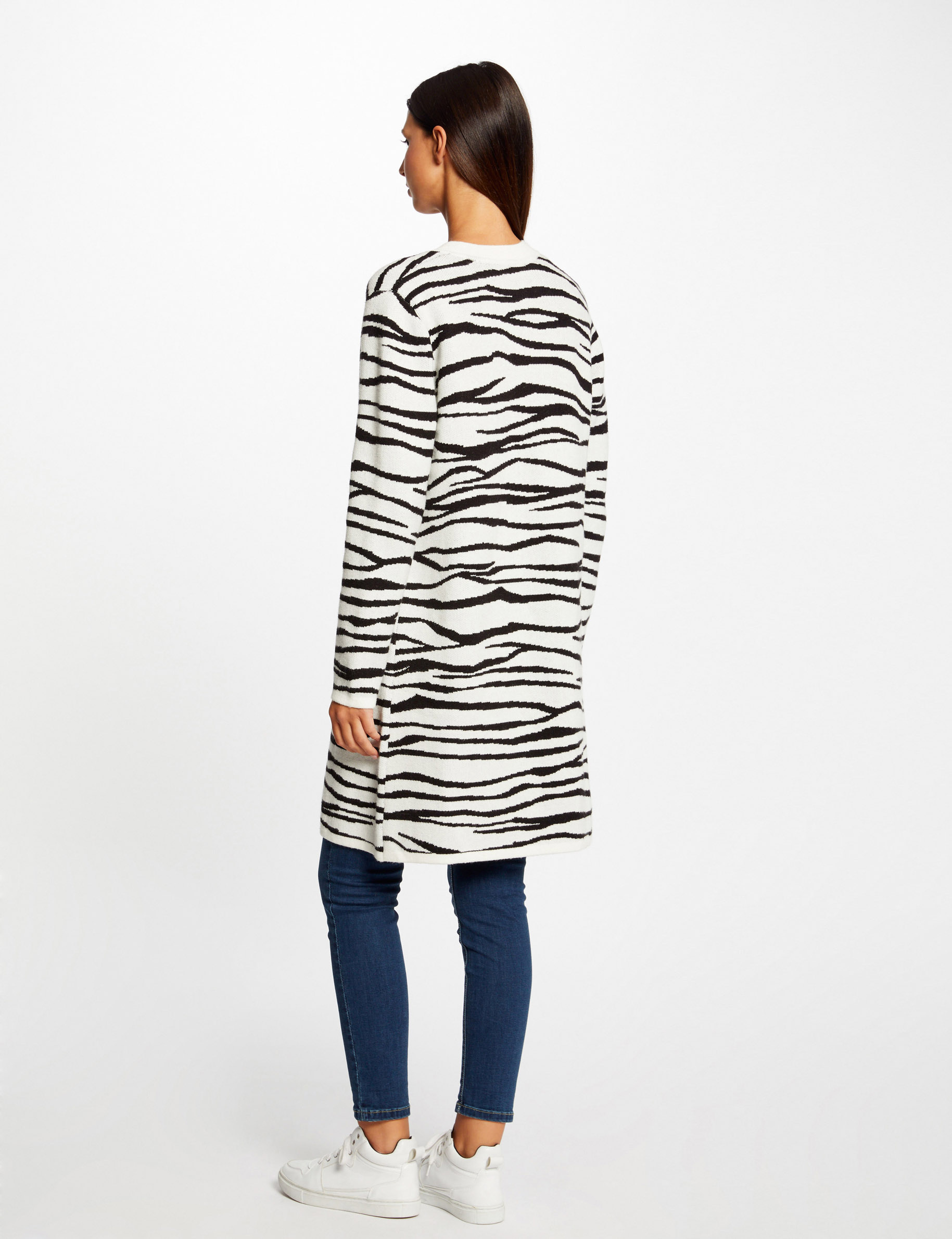 Long gilet noir deals