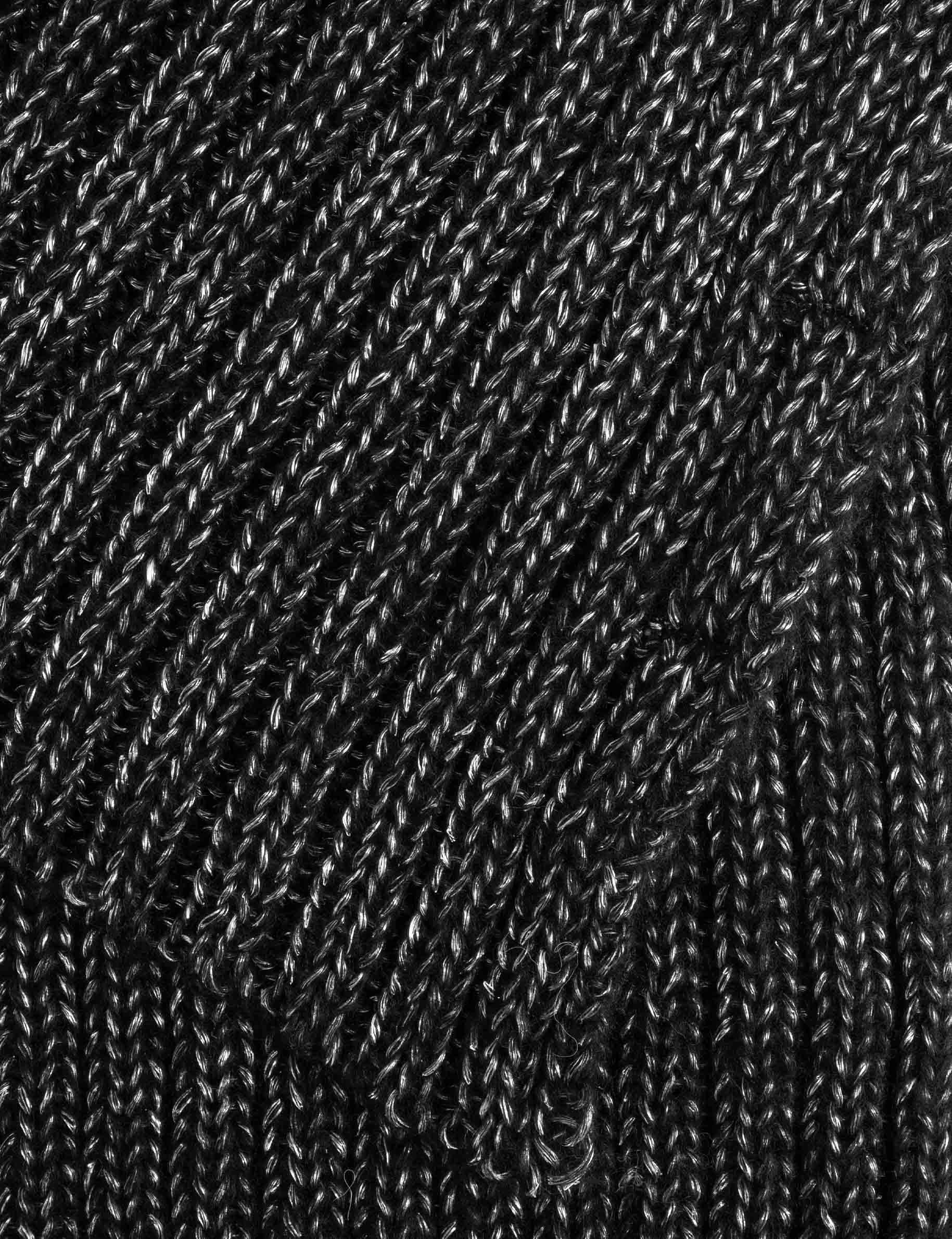 echarpe tricotee noir femme Écharpe tricotée noir femme