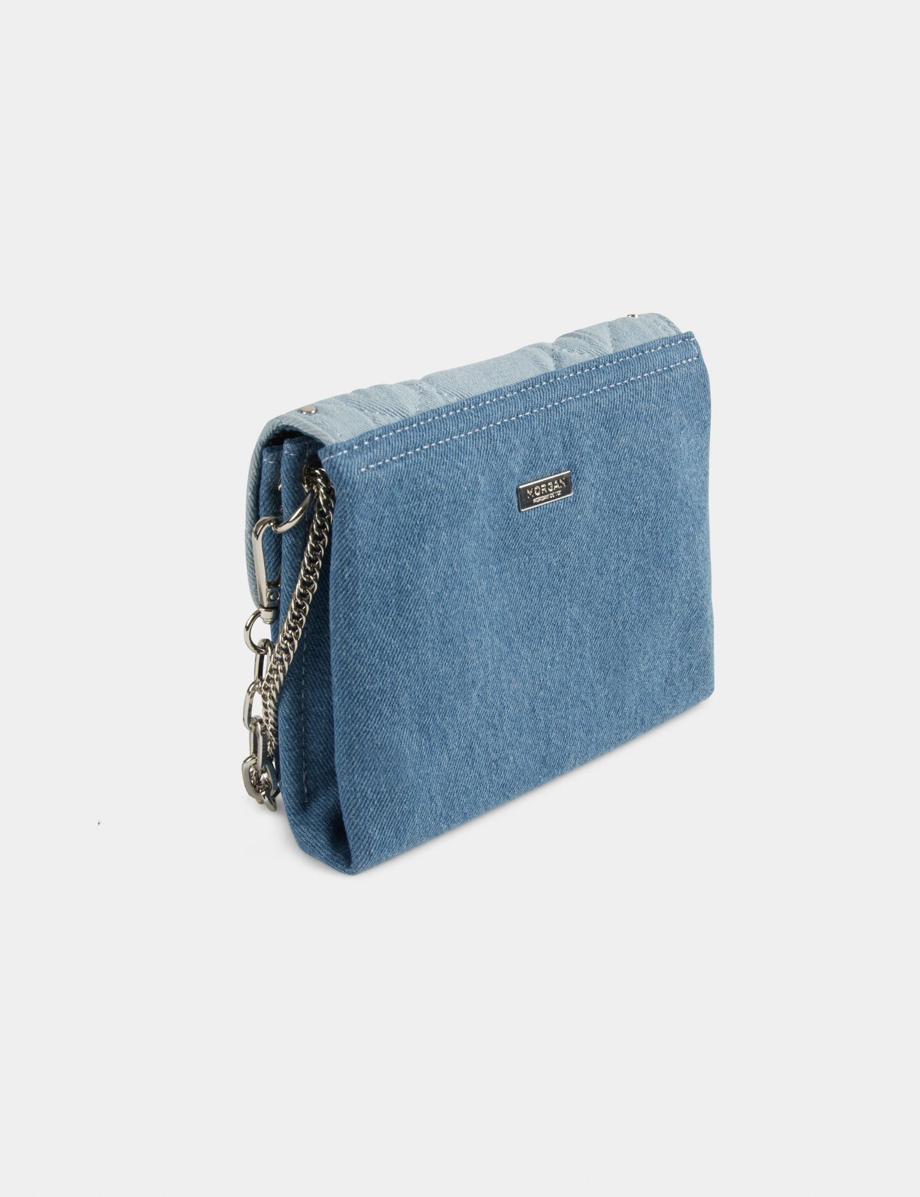 sac pochette en jean avec clous jean femme Sac pochette en jean avec clous jean femme