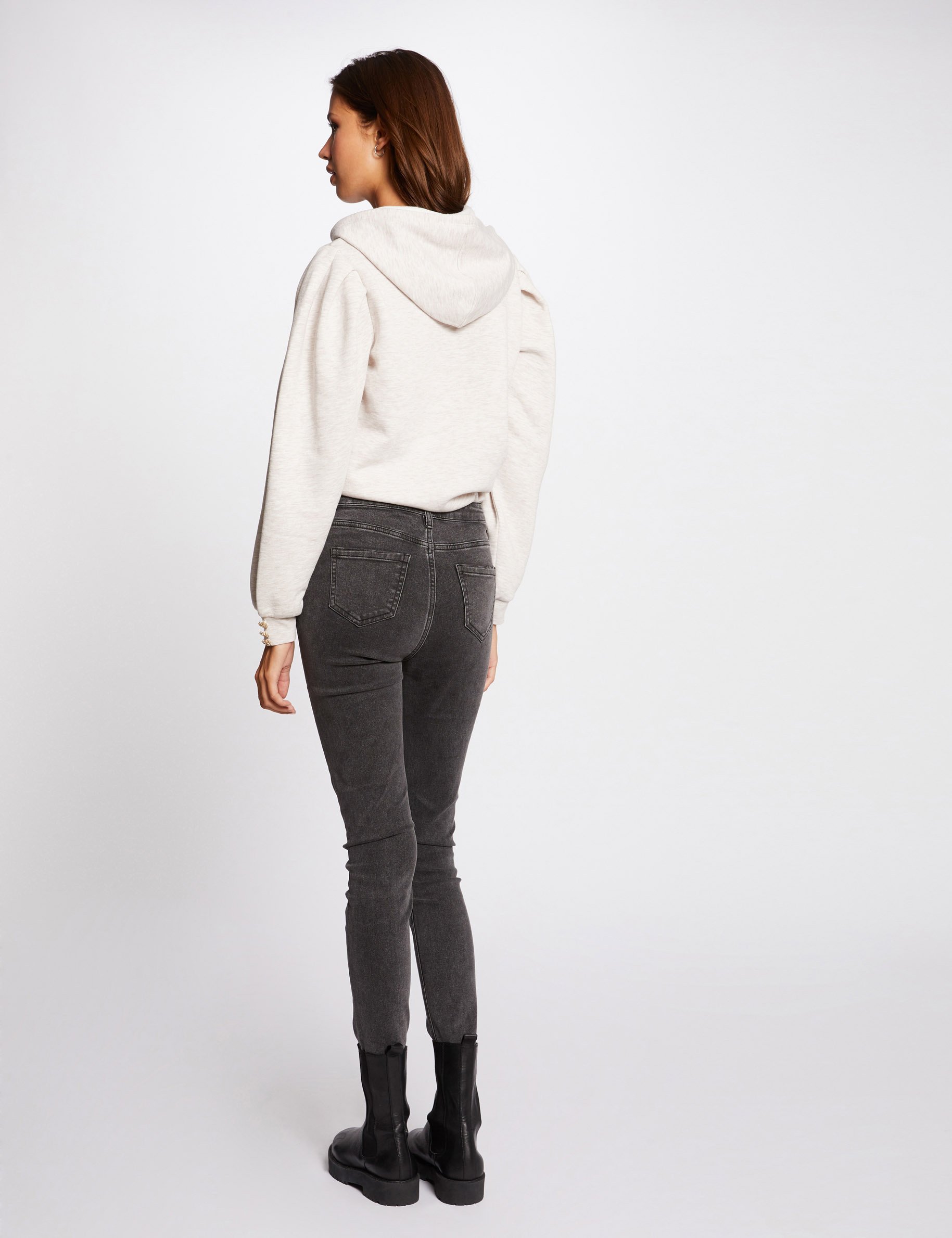 Ensemble Jogging Femme 2 Pièces - Sweat à Capuche Et Pantalon, Couleur Unie, Chaud Et élégant Pour L'automne-hiver