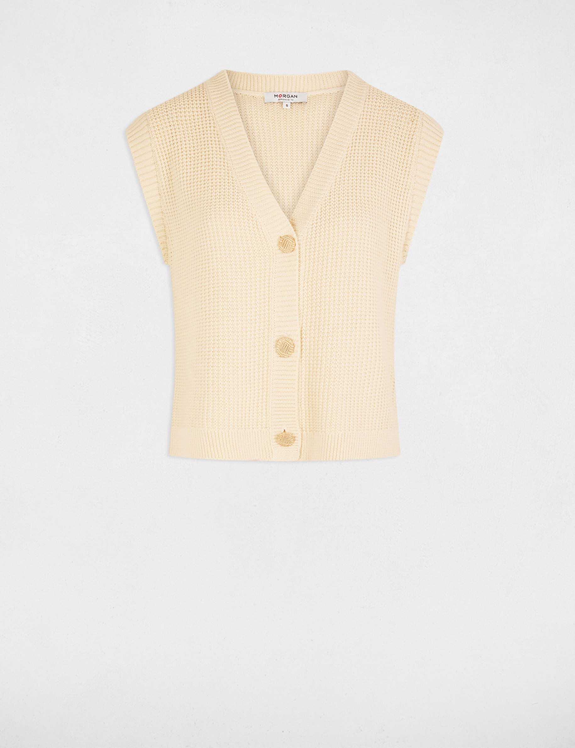 gilet sans manches ivoire femme Gilet sans manches ivoire femme