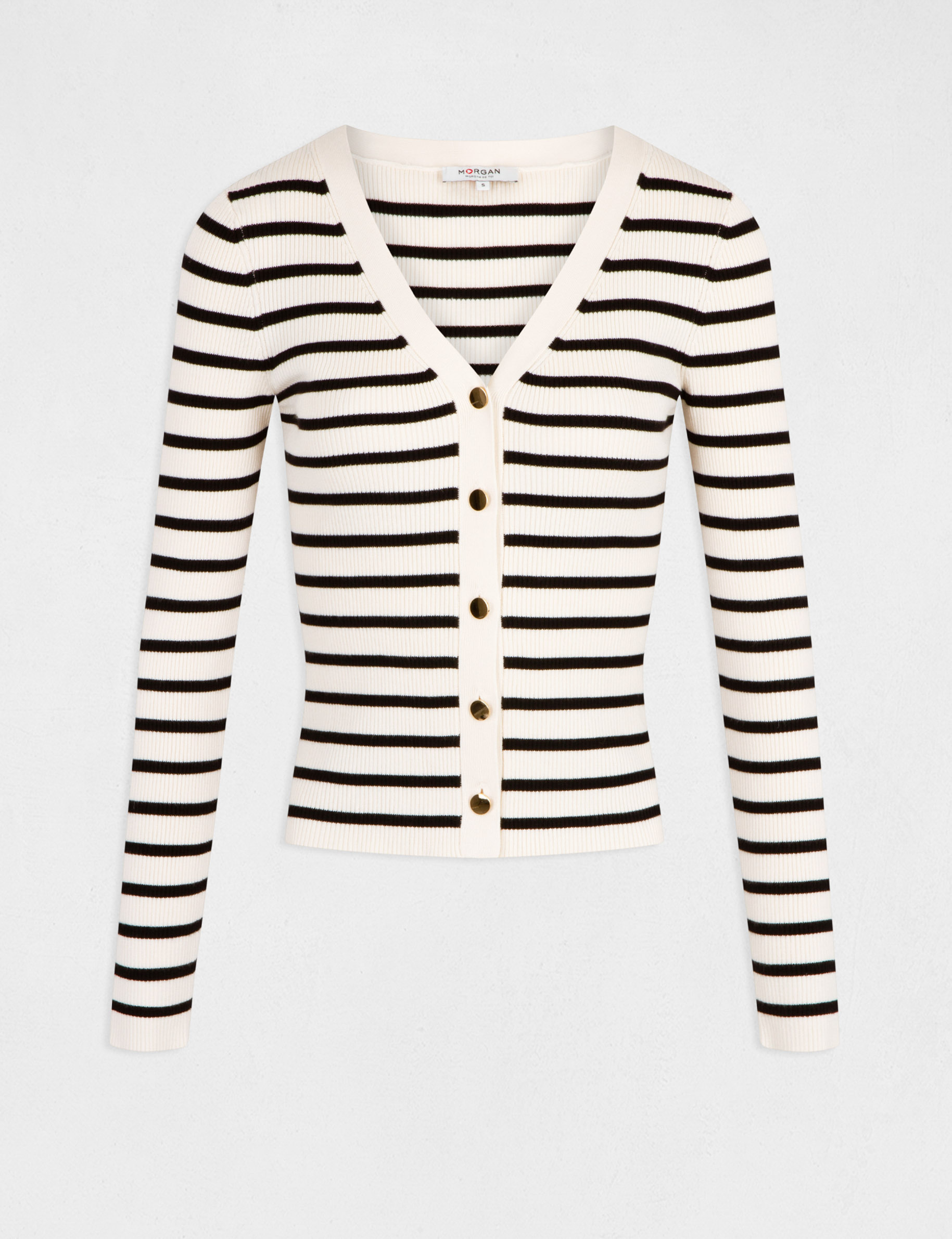 Zizzi Flash T-shirt Manches Longues Rayé Femme | Taille 42-60 | 100% Viscose Lenzing Ecovero Douce Et Éco-Responsable