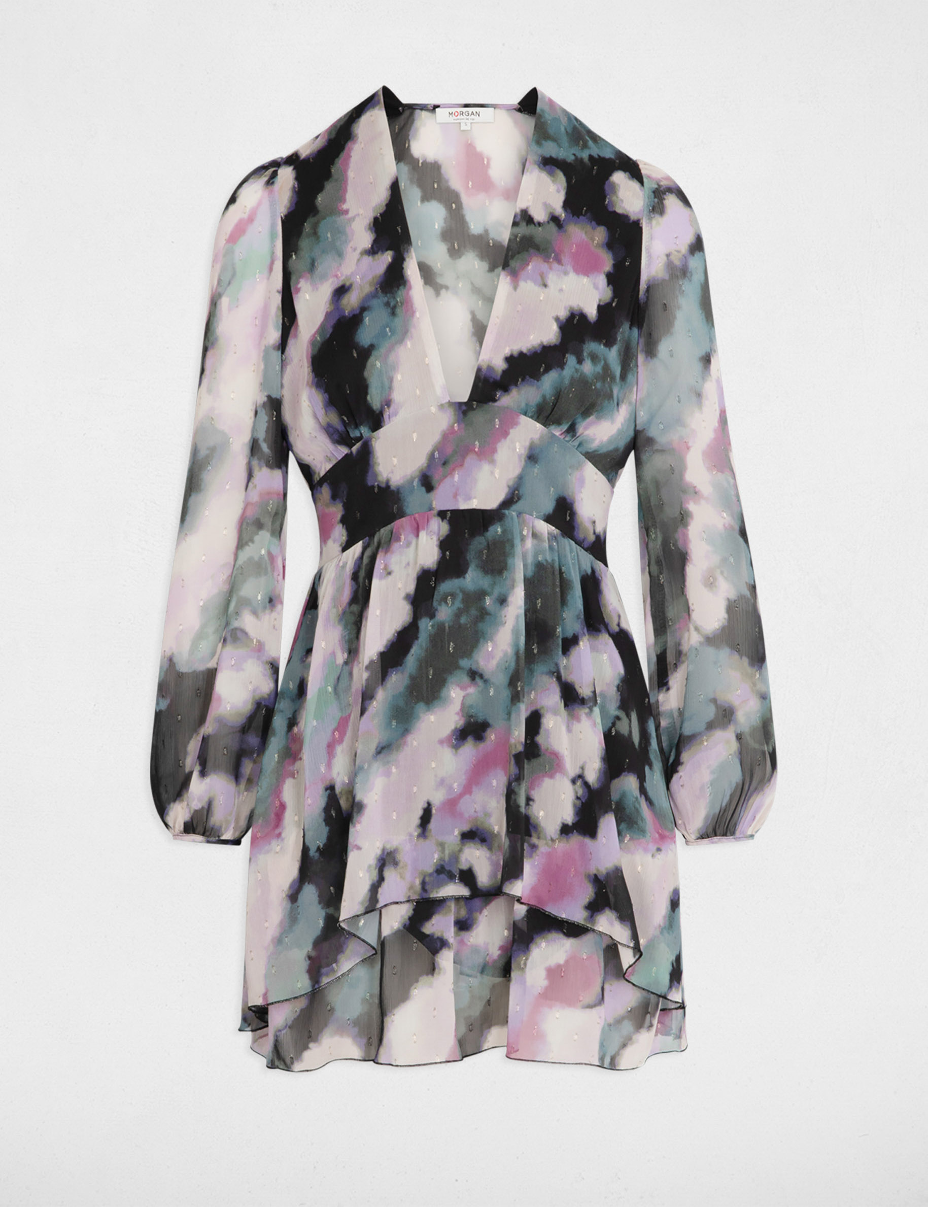 Robe Longue Imprimée De Morgan