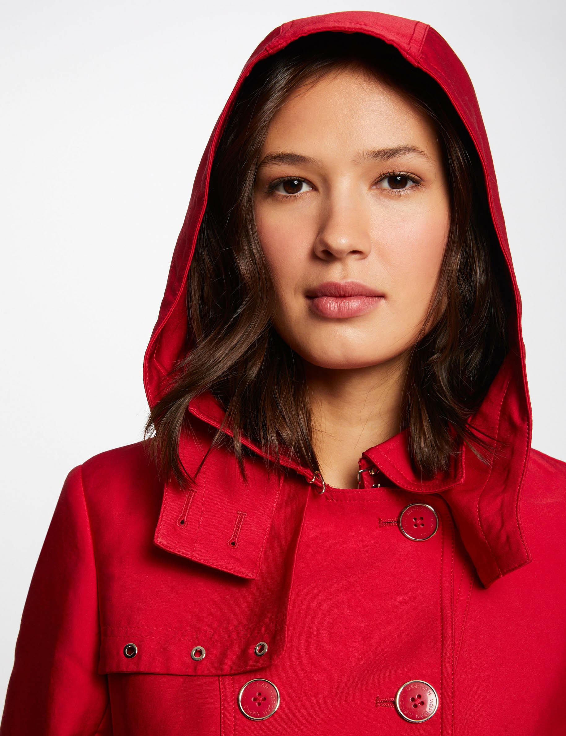 Trench rouge femme deals