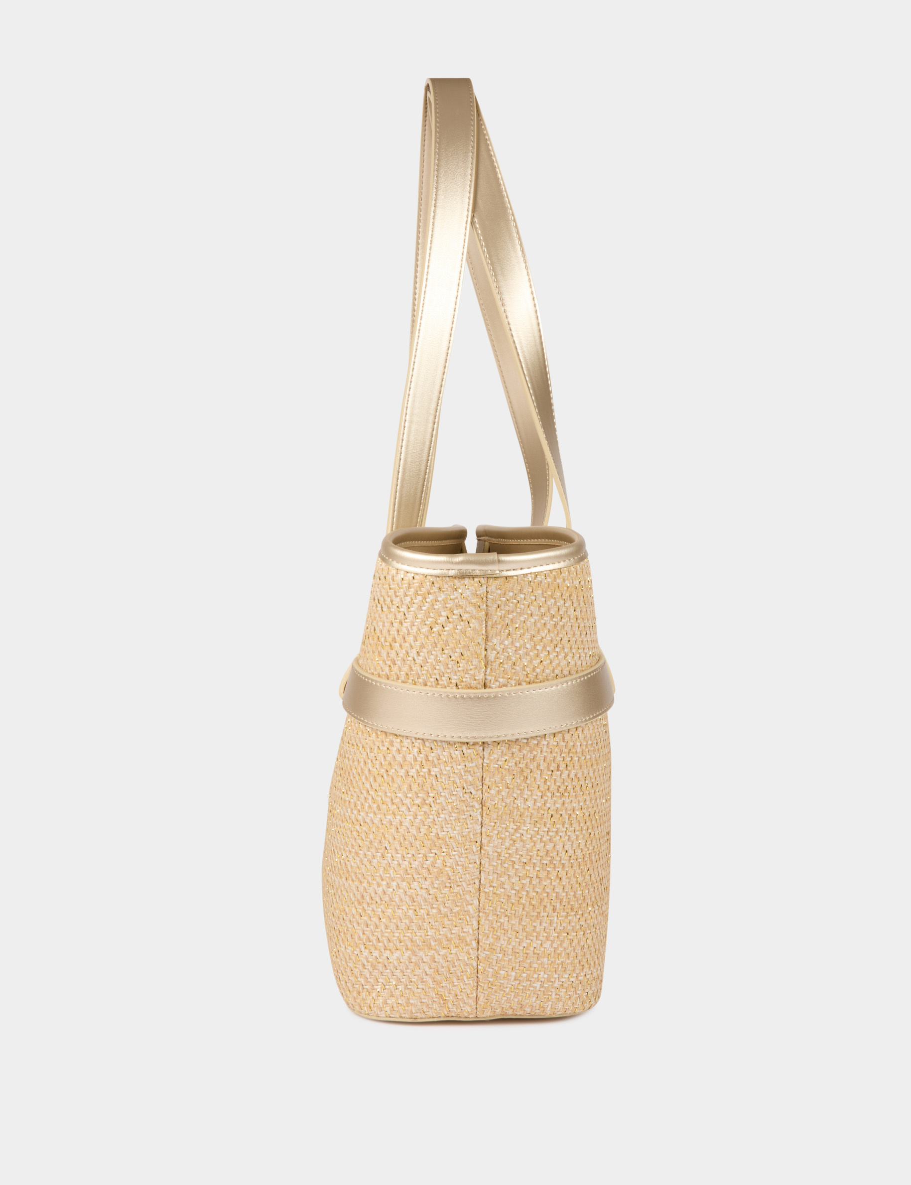 sac cabas tresse beige femme Sac cabas tressé beige femme