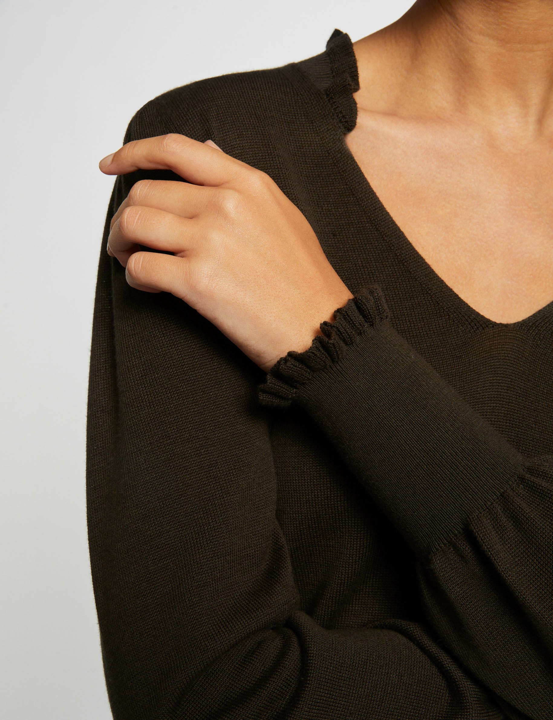 Pull vert foncé femme best sale