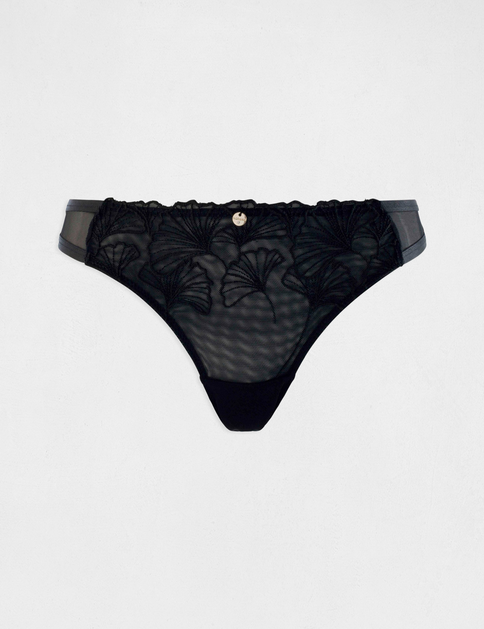 tanga en dentelle noir femme Tanga en dentelle noir femme