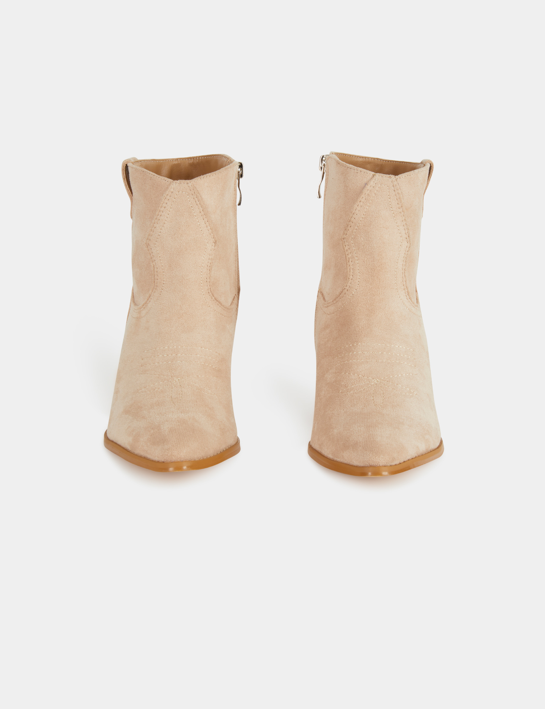 Bottines talon beige femme cheap
