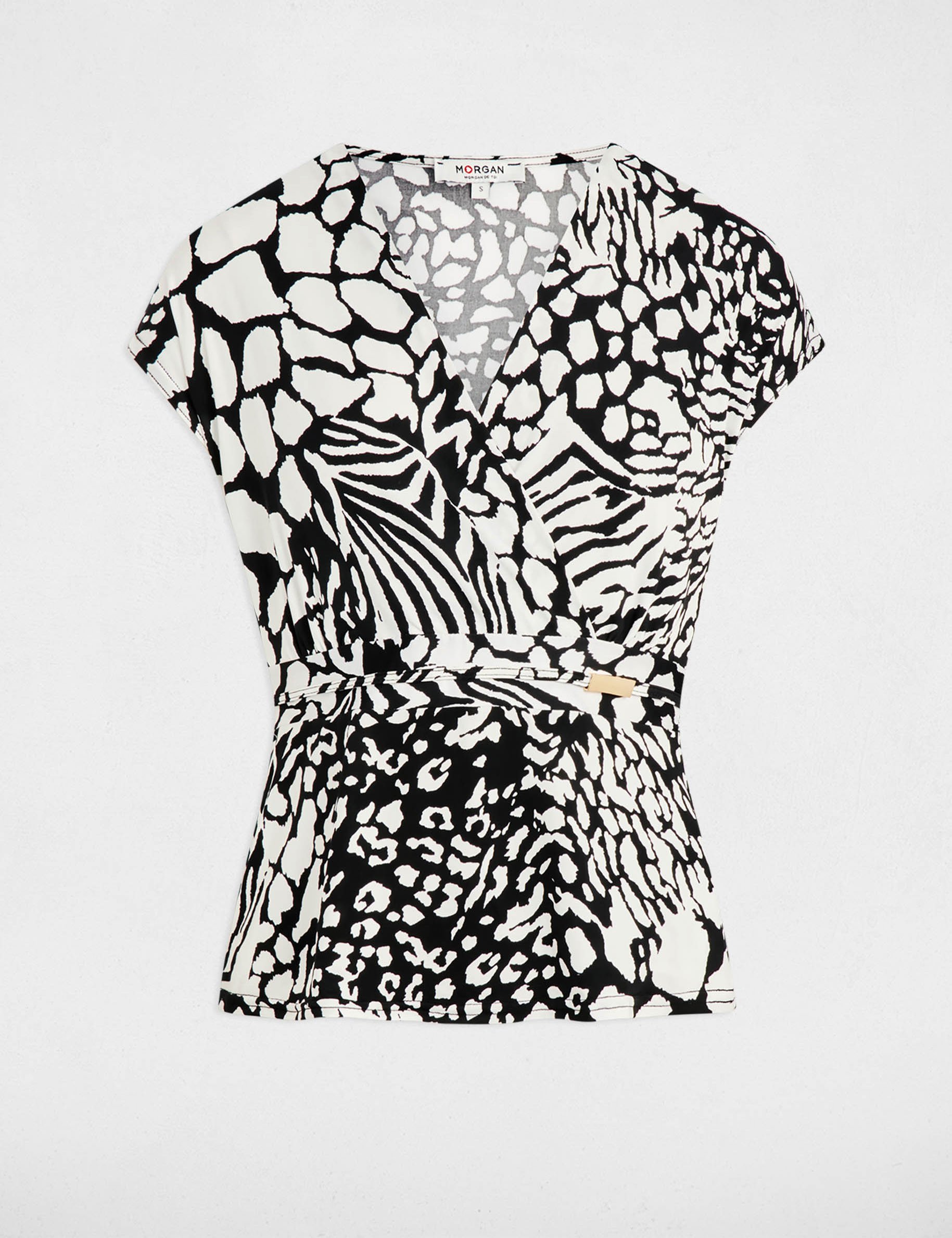 t shirt manches courtes blanc femme T-shirt manches courtes blanc femme