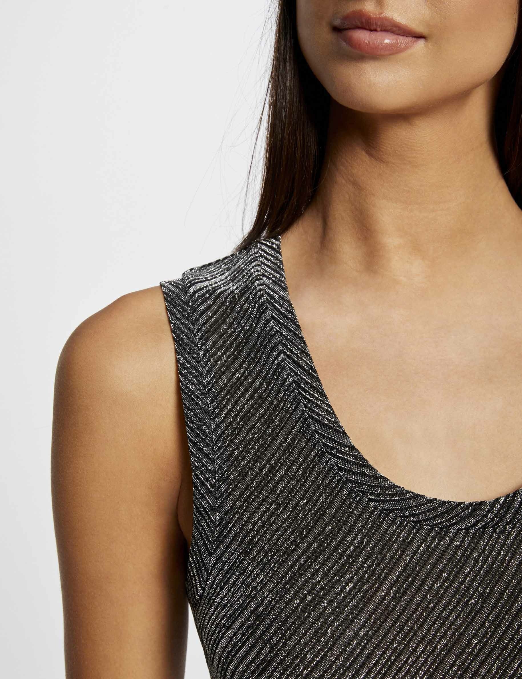 Débardeur argenté femme sales