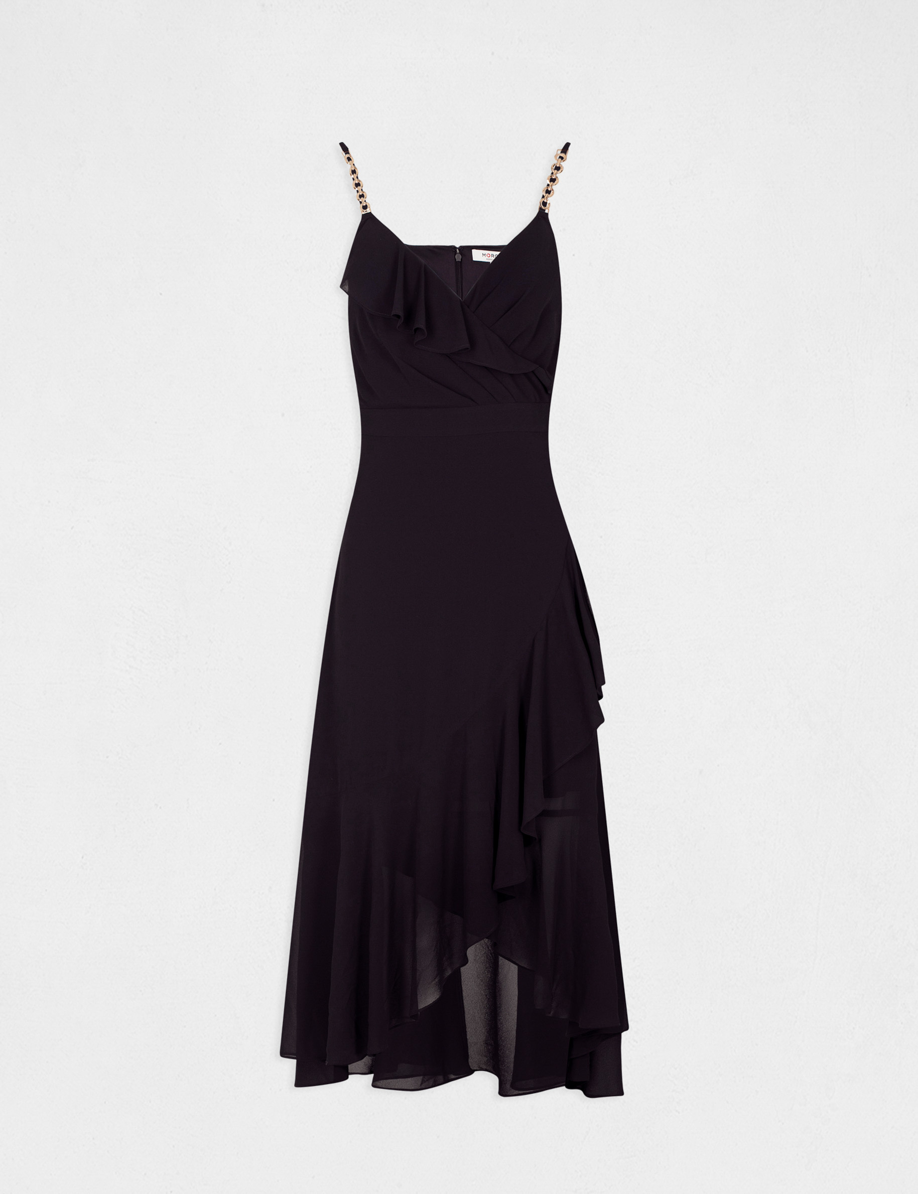 Robe à Volants Lipsy Marine Taille 12 - Style Bodycon Mi-longue, Occasion Très Bon état