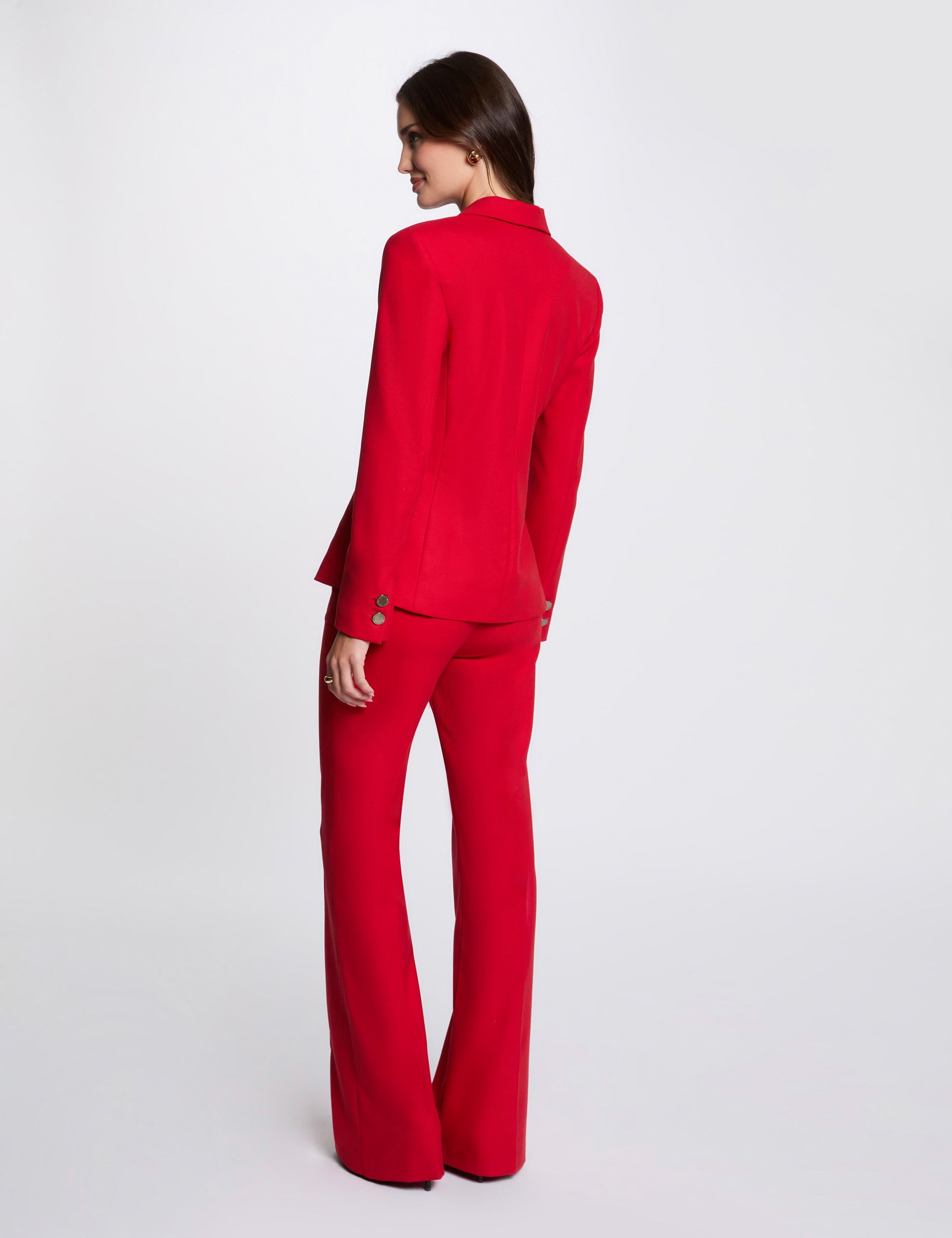 pantalon bootcut rouge femme Pantalon bootcut rouge femme